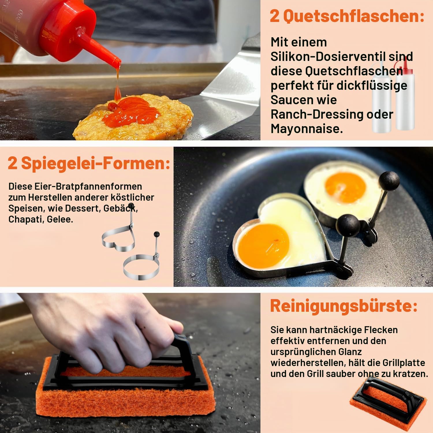 38-teiliges Grillzubehör-Set, professionelles Grillwerkzeug-Set für das Kochen im Freien, Edelstahl-Grillspatel-Set mit Zange, Burgerpresse, Tragetasche, perfektes Grillgeschenk für Männer und Väter