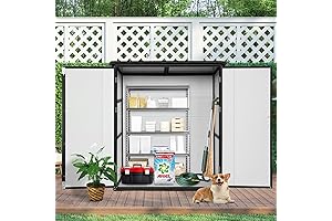 Yardyard 5x3 FT Resin Outdoor Storage Shed