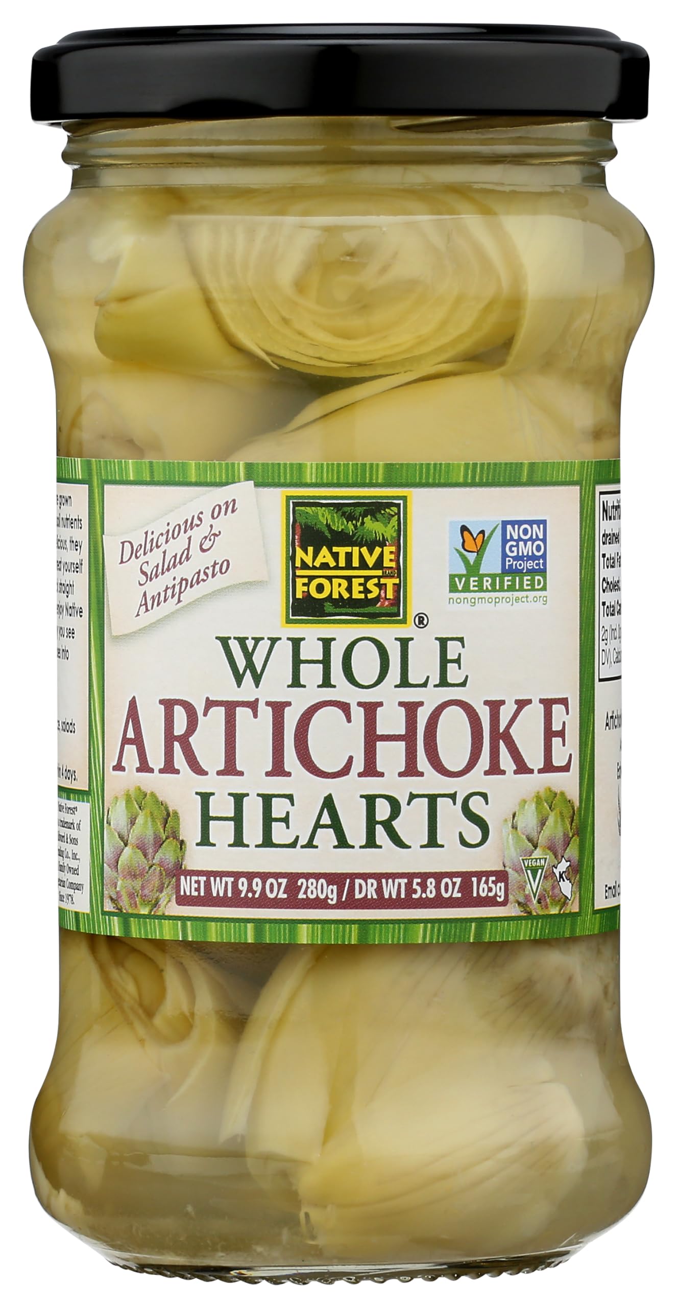 NATIVE FOREST Whole Artichoke Hearts, 9.9 OZ