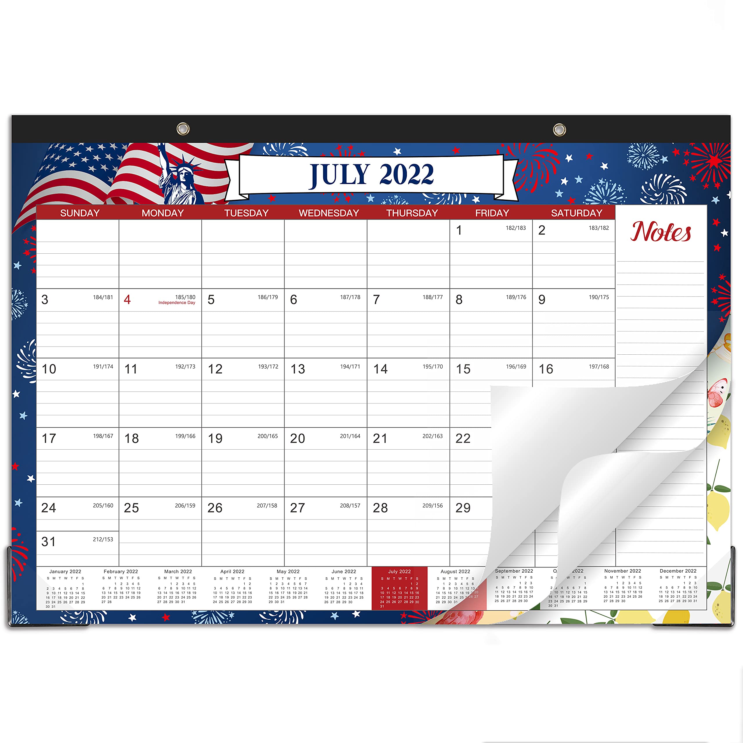 2022 Desk Calendar Monthly Desk Wall Calendar 16 9 12 1 Jan 