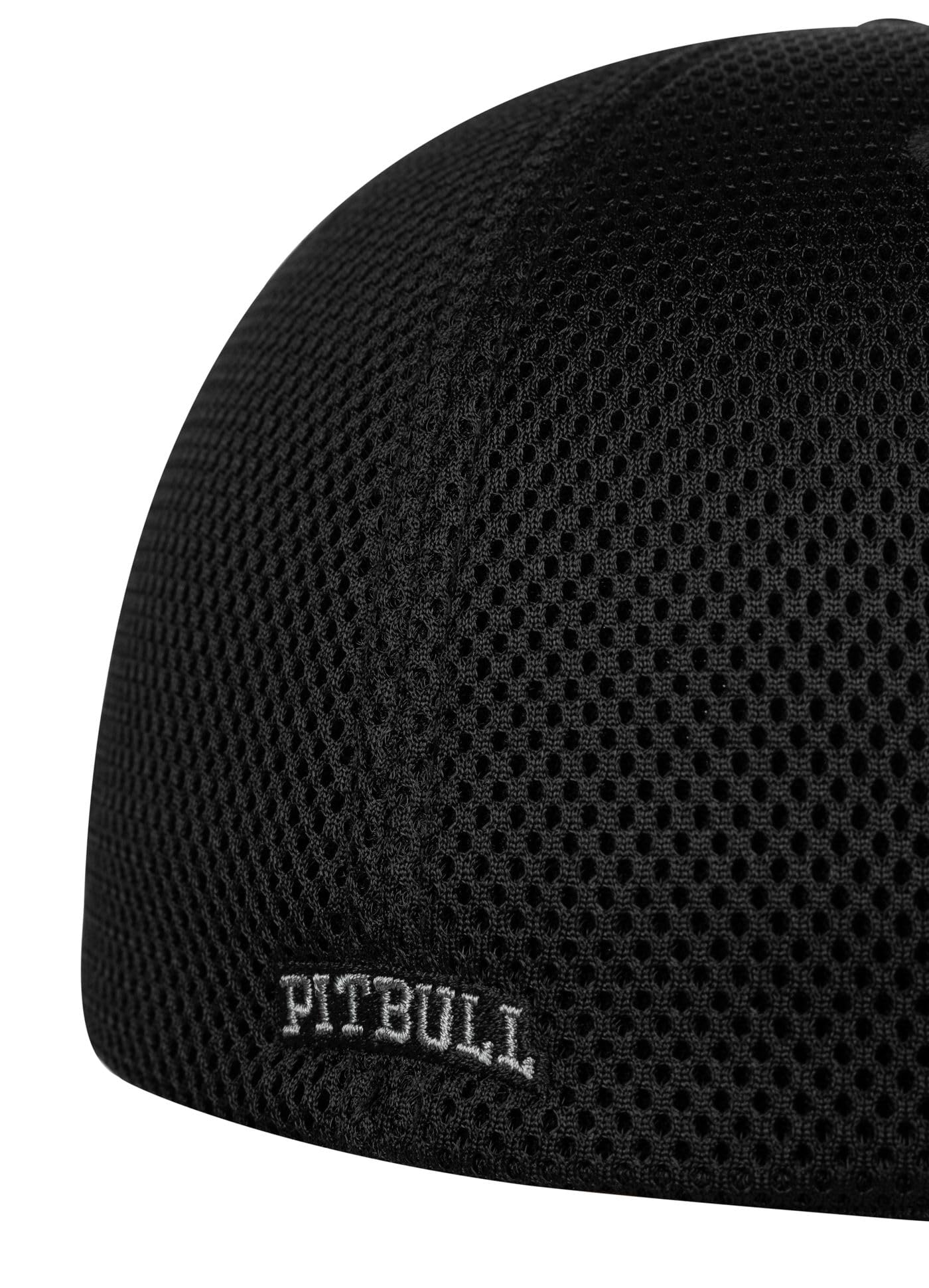 PITBULL Flexfit Tyrian Casquette de baseball complète pour homme et femme avec maille élastique et visière incurvée respirante Style urbain