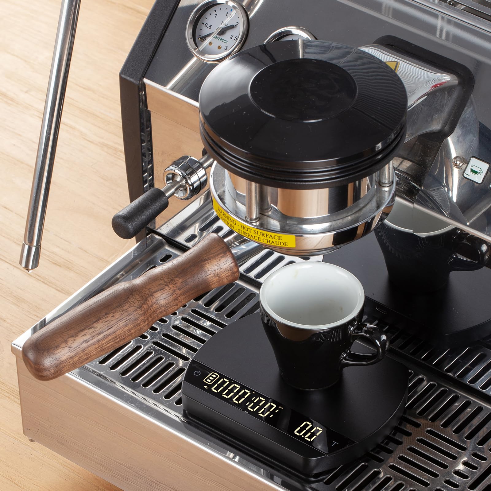 FELICITA ARC Kaffeewaage, Elektronische Espressowaage und Pour-Over Kaffeewaage mit Timer, 0,1 g Genaue, Wasserdurchflussmenge und Auto-Timing-Funktionen mit 5 Arbeitsmodi