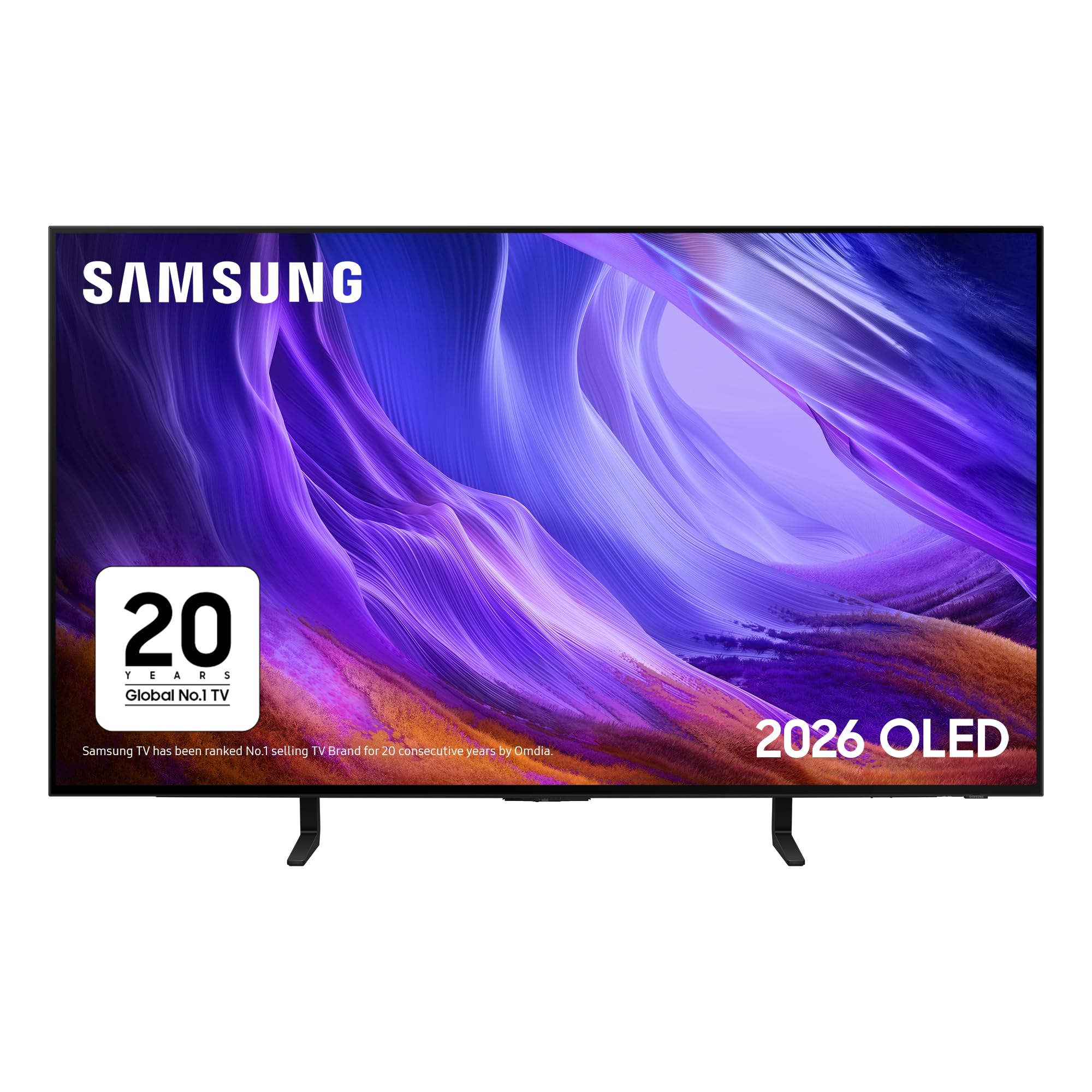 Samsung Smart TV 48-Inch S83H 4K OLED, Premium 120Hz Gaming TV with AI Upscaling, OLED HDR, Vision AI Companion, Object Tracking Sound Lite & Alexa Built-in [2026]