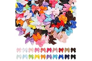 200 pcs Mini Satin Ribbon Bows: Perfect for DIY Crafts & Decorations