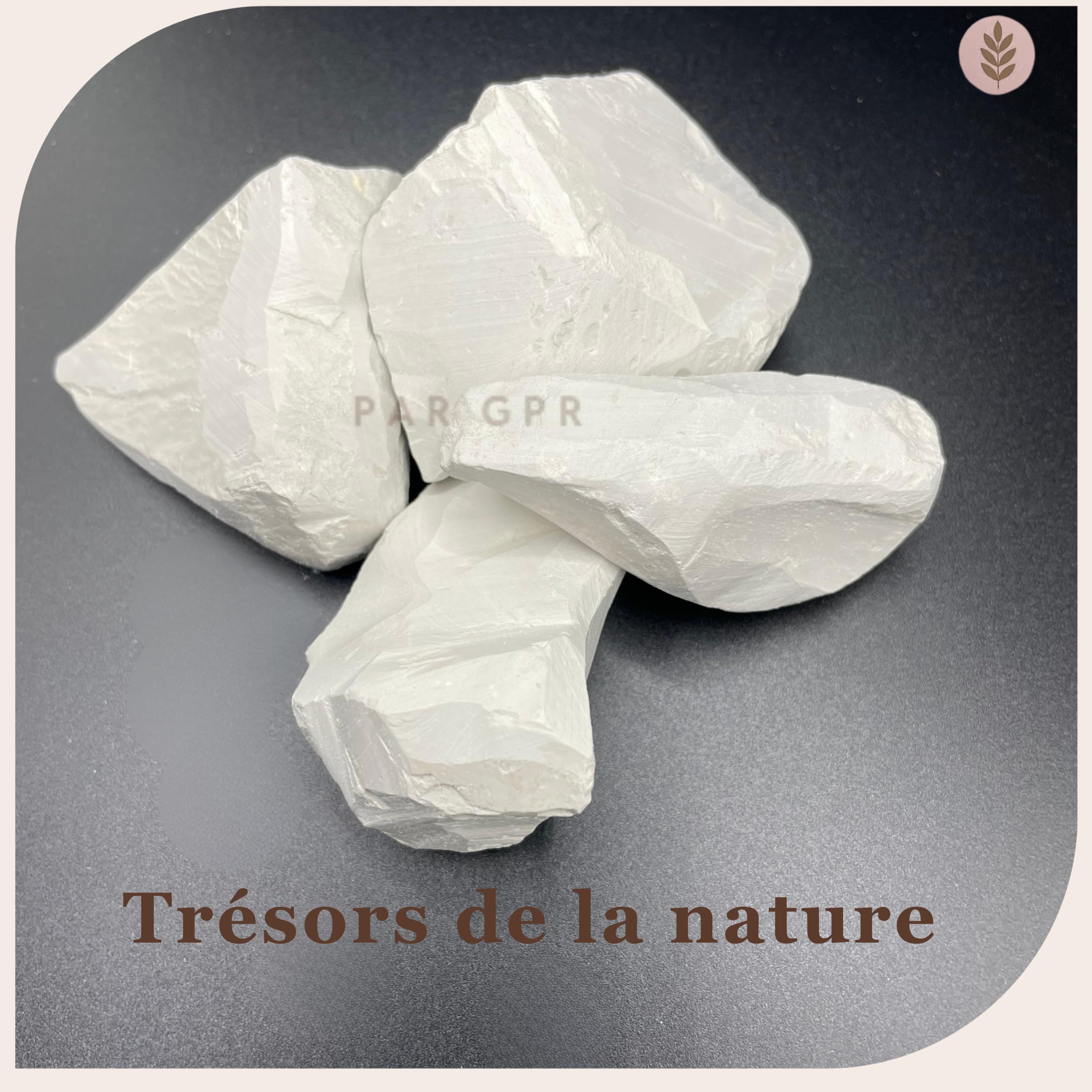 Kalaba Naturel 100% Pur – Kaolin du Bénin – 100 g – Argile Blanche Africaine – Terre Naturelle - Veloutée et Ferme -Texture Satisfaisante - ASMR
