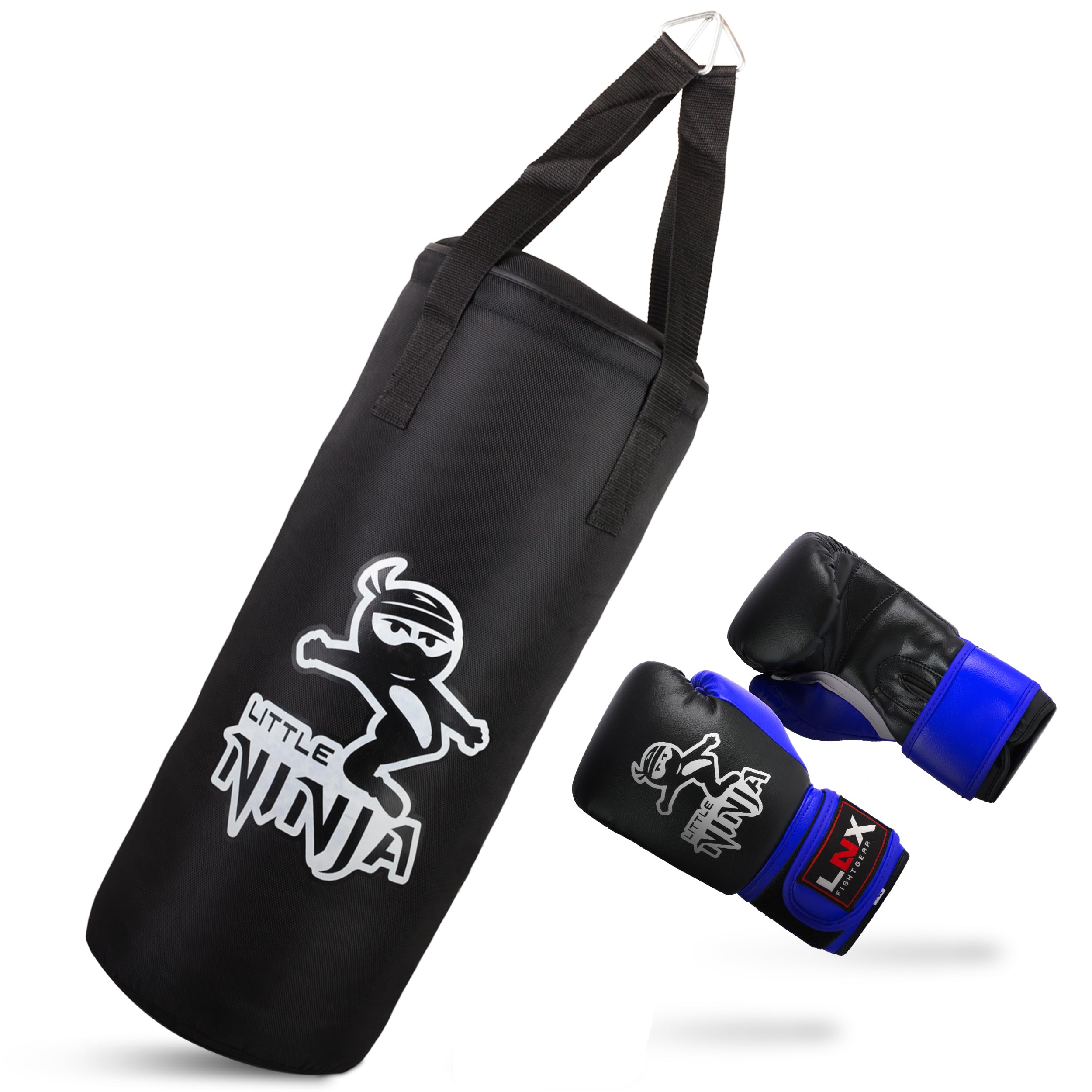 LNX Boxsack Set Kinder Little Ninja - 60cm gefüllt inkl. Boxhandschuhe Kids