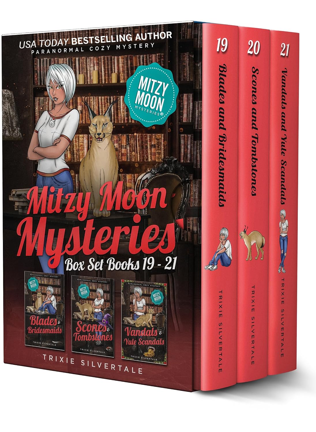 Mitzy Moon Mysteries Books 19-21: Paranormal Cozy Mystery (Mitzy Moon Mysteries Box Set Book 7)