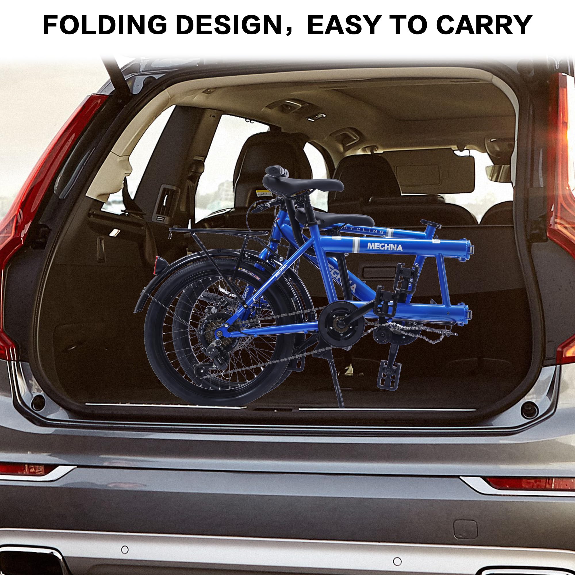 Amazon | GOJLEX 折りたたみ式タンデムバイク 20インチ シティタンデム