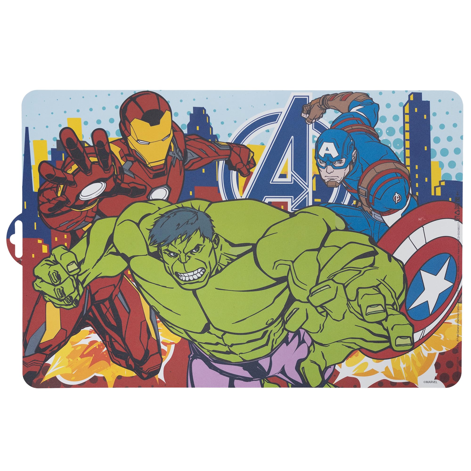 Stor Multicolor Easy Offset Placemat Avengers Bombers