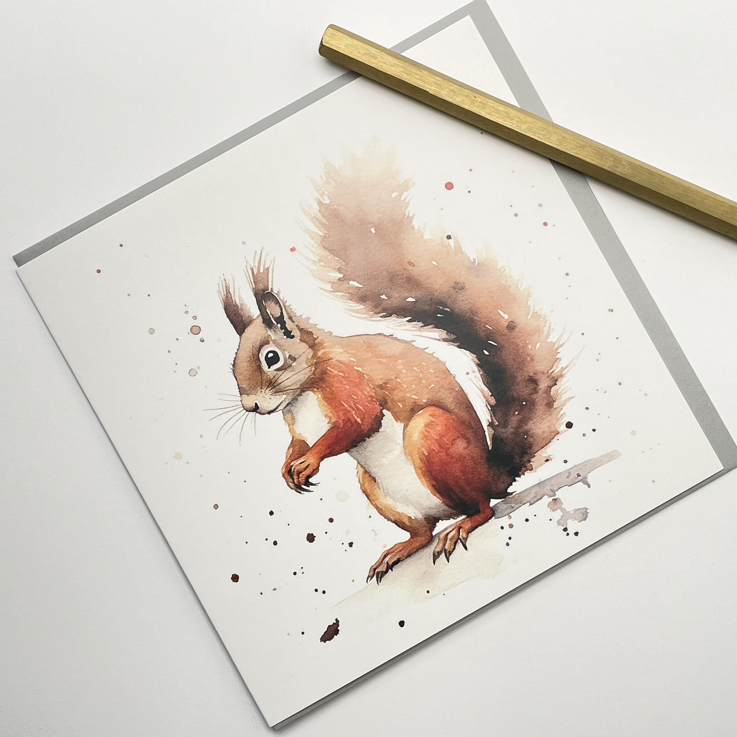 Old English Co. Carte De Vœux Aquarelle Cochon Noir Pour Anniversaire – Jolie Carte D'anniversaire De Ferme Pour Maman, Grand-mère, Elle – Carte D'art De La Faune Pour Penser à Vous, Merci