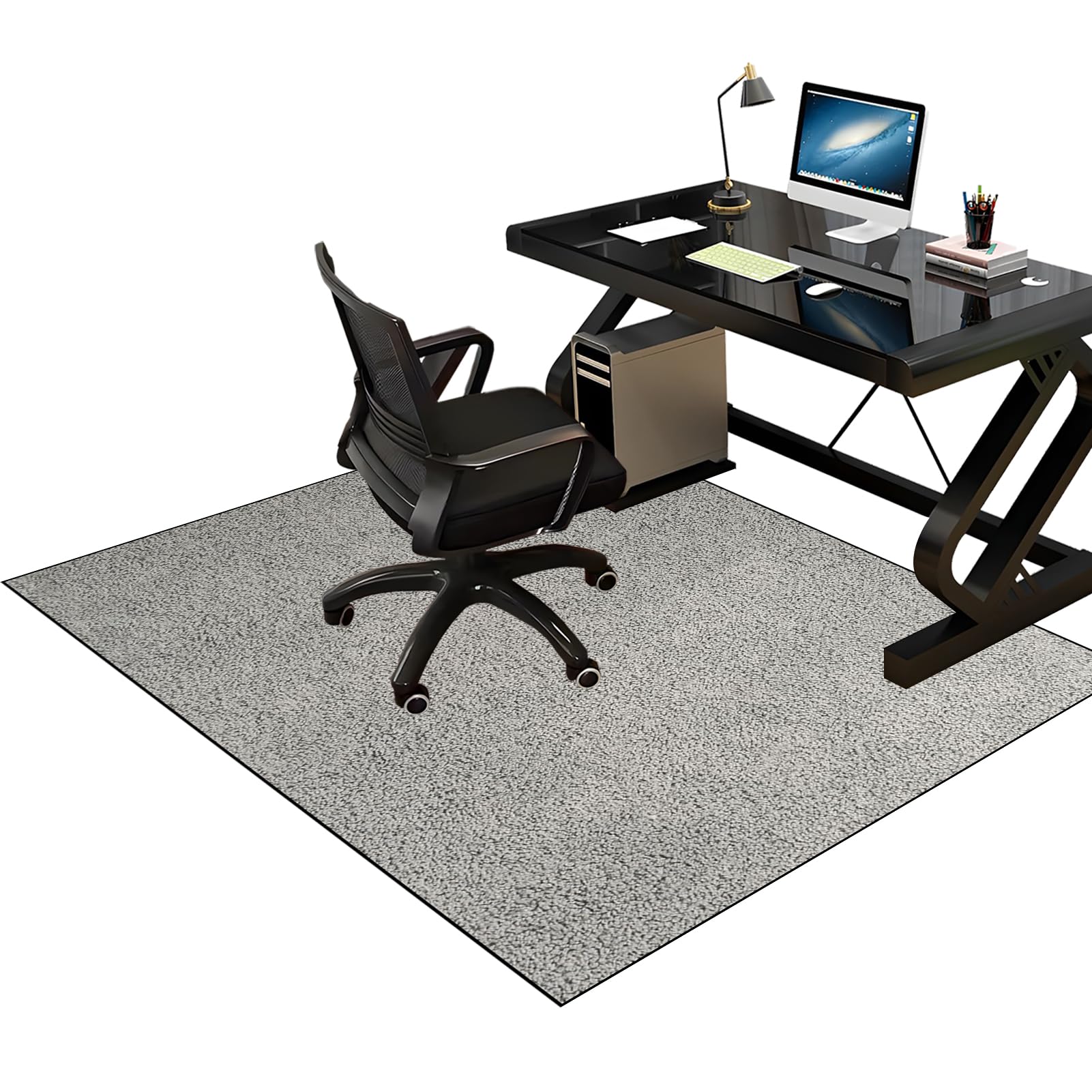 Tkuhknag Color 975 Office Gaming Chair Mat Non-Slip, Office Chair Mats For Carpeted Floor, Desk Chair Mat, 120 X 140 Cm Floor Protector Mat, Multi-Purpose Chair Mat For Floor Office Desk Hardwood Floors Tile Laminate