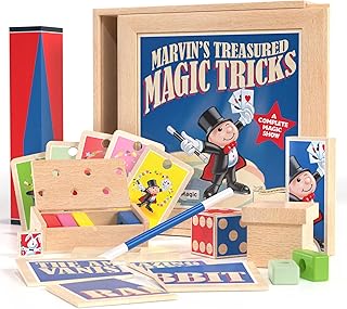 Marvin's Magic - Treasured Magic Tricks | Wooden Deluxe Magic Tricks Set for Kids | Includes Vanishing Rabbit Illusion, Amazing Rising Cards + More