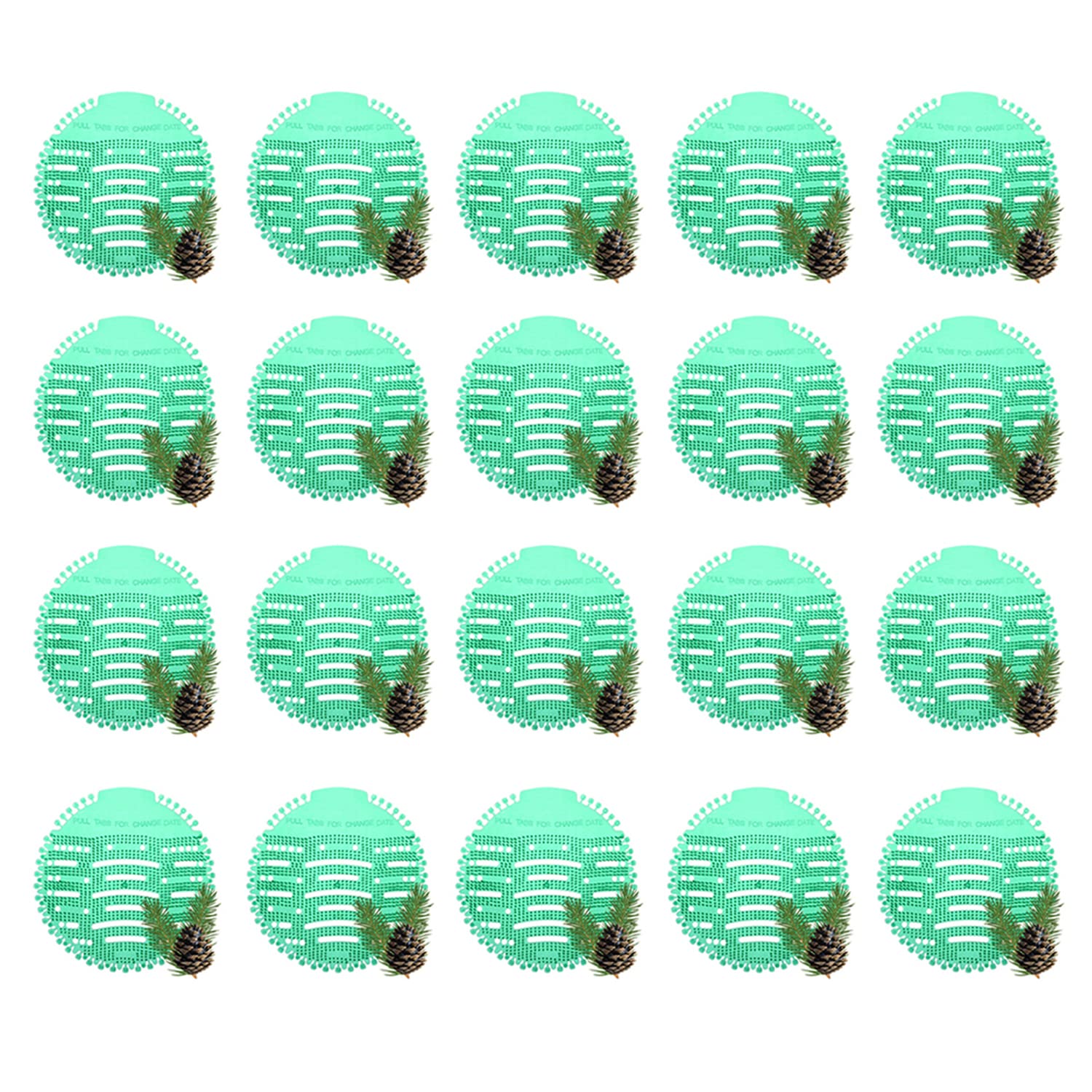 Zureni Urinal Screen Fresh Scented Anti-Splash Toilet Mat Bathroom Deodorizer Spatter Reducing Natural Fragrance Refresher Mats with Air Freshener Ideal for Restrooms (Green, 20 pcs) (B0BR1216RX) Amazon Price History, Amazon Price Tracker