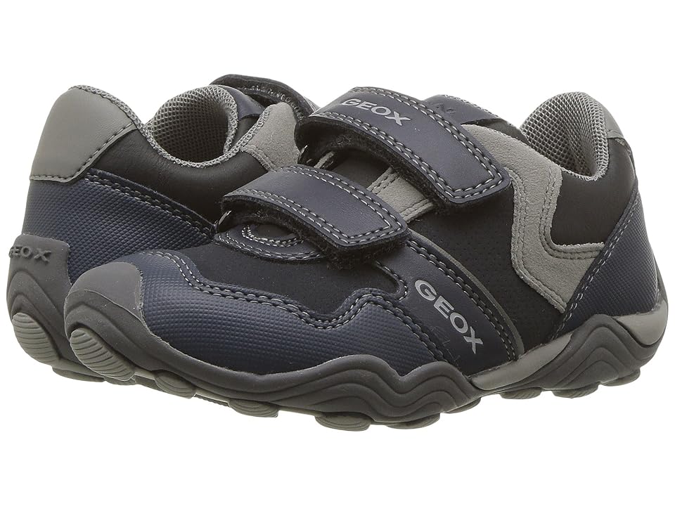 

Geox Kids Jr Arno 13 (Toddler/Little Kid) (Navy/Grey) Boys Shoes