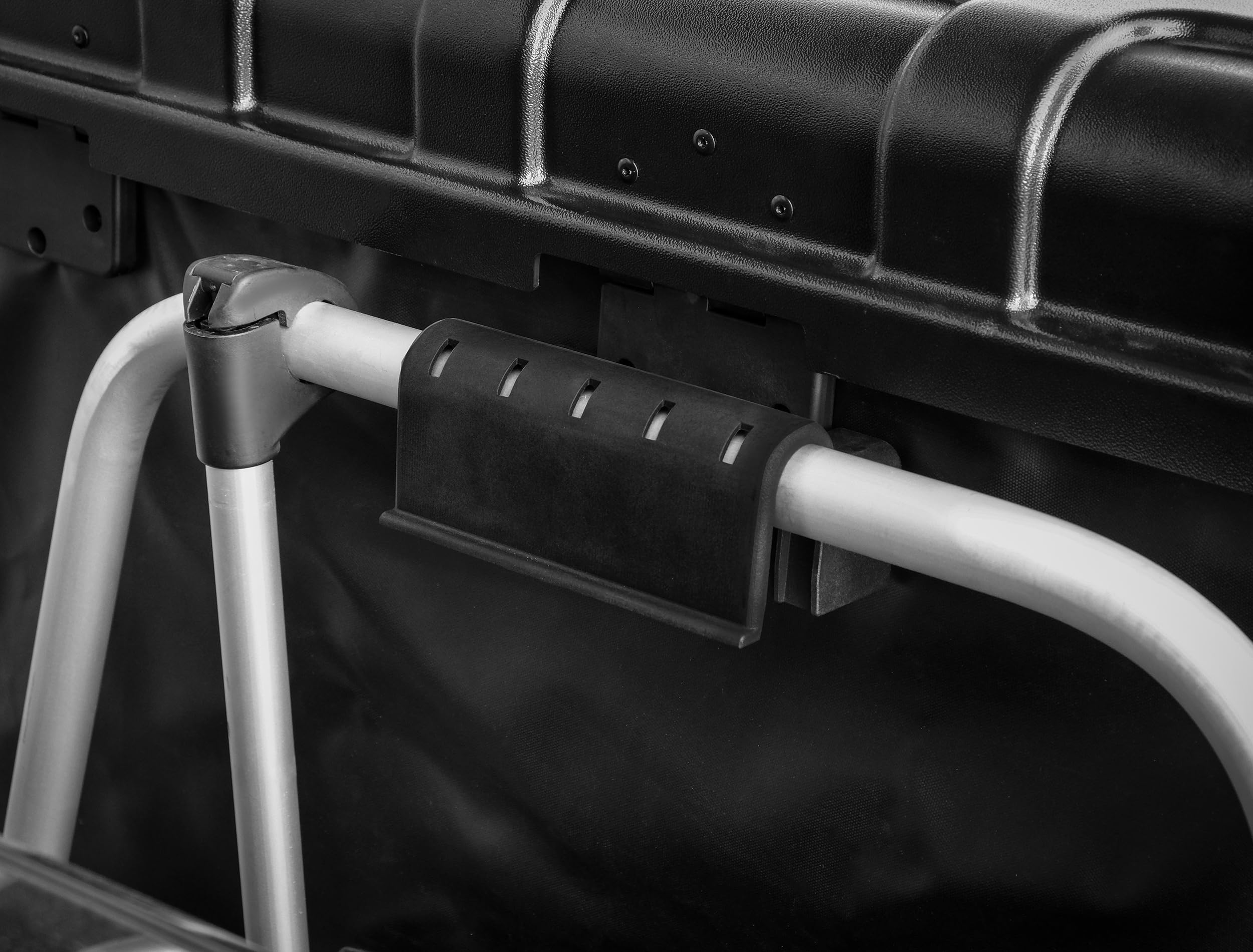 EUFAB 11651 Transportbox für Fahrradträger 350 l, Schwarz