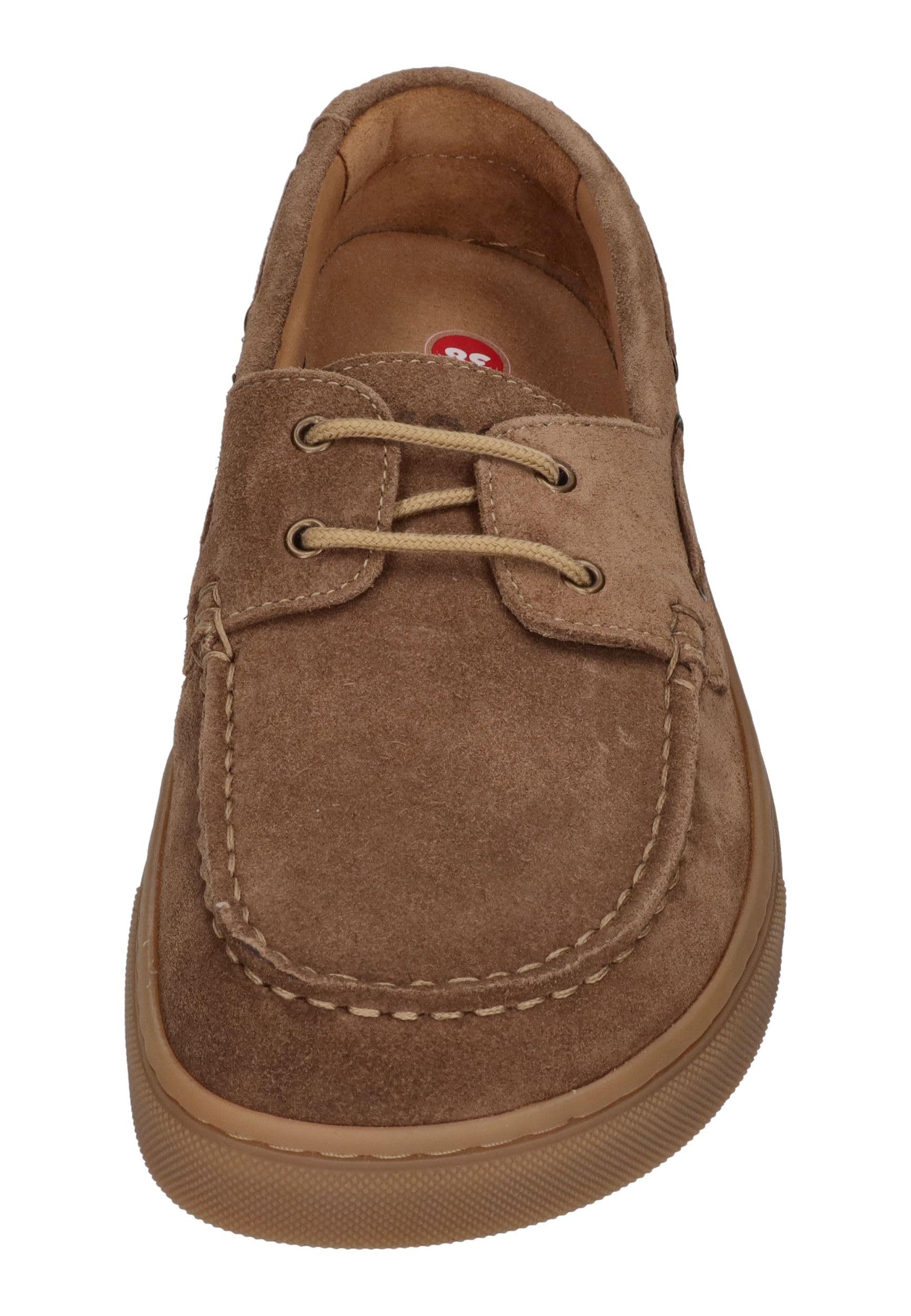 KOEL Barefoot Damen Halbschuhe Bootsschuhe HIVERA Suede Taupe