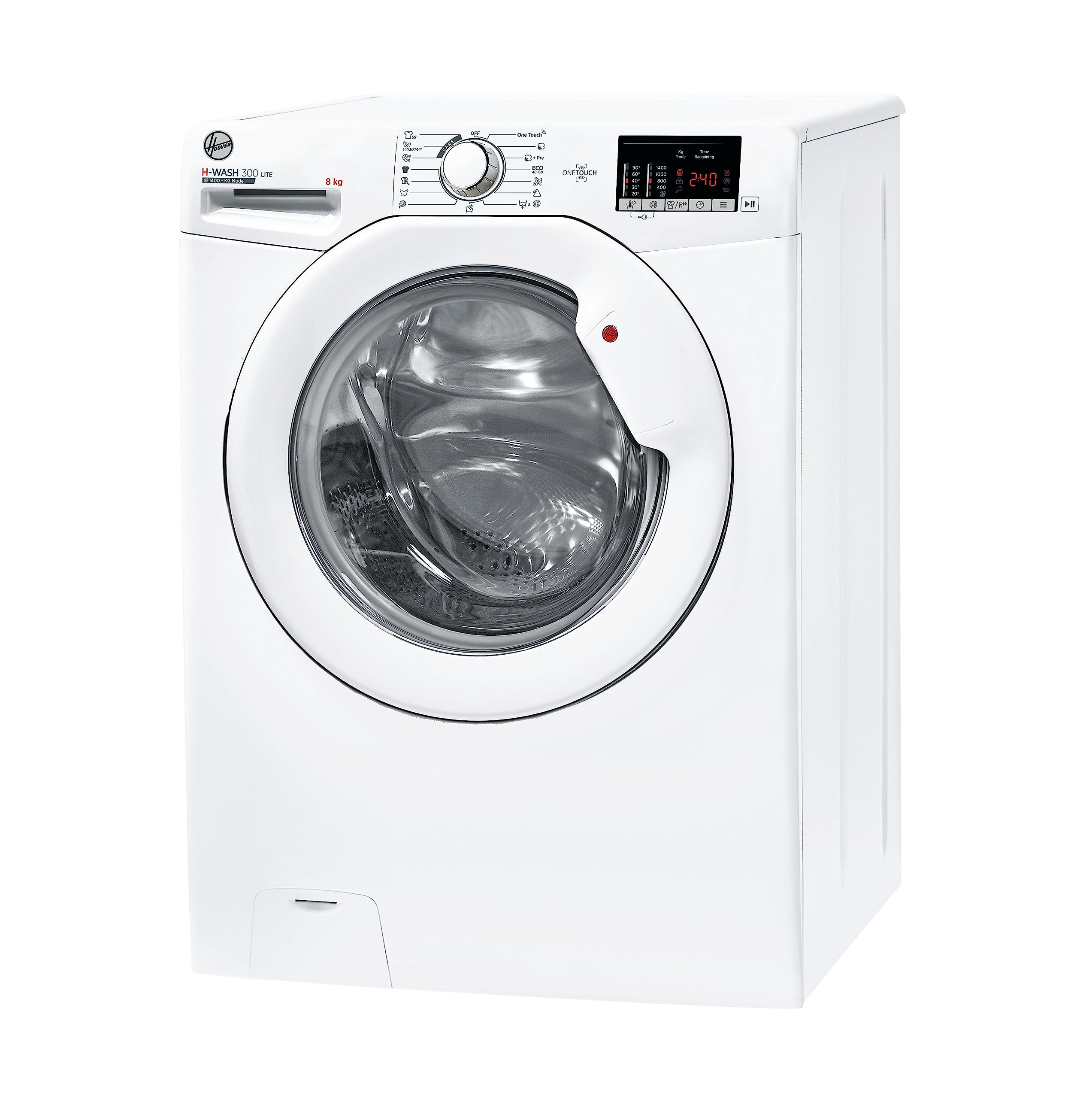 Hoover H-WASH 300 LITE H3W 482DA3/1-S Waschmaschine 8 kg Mix-Power-System 16 Programme