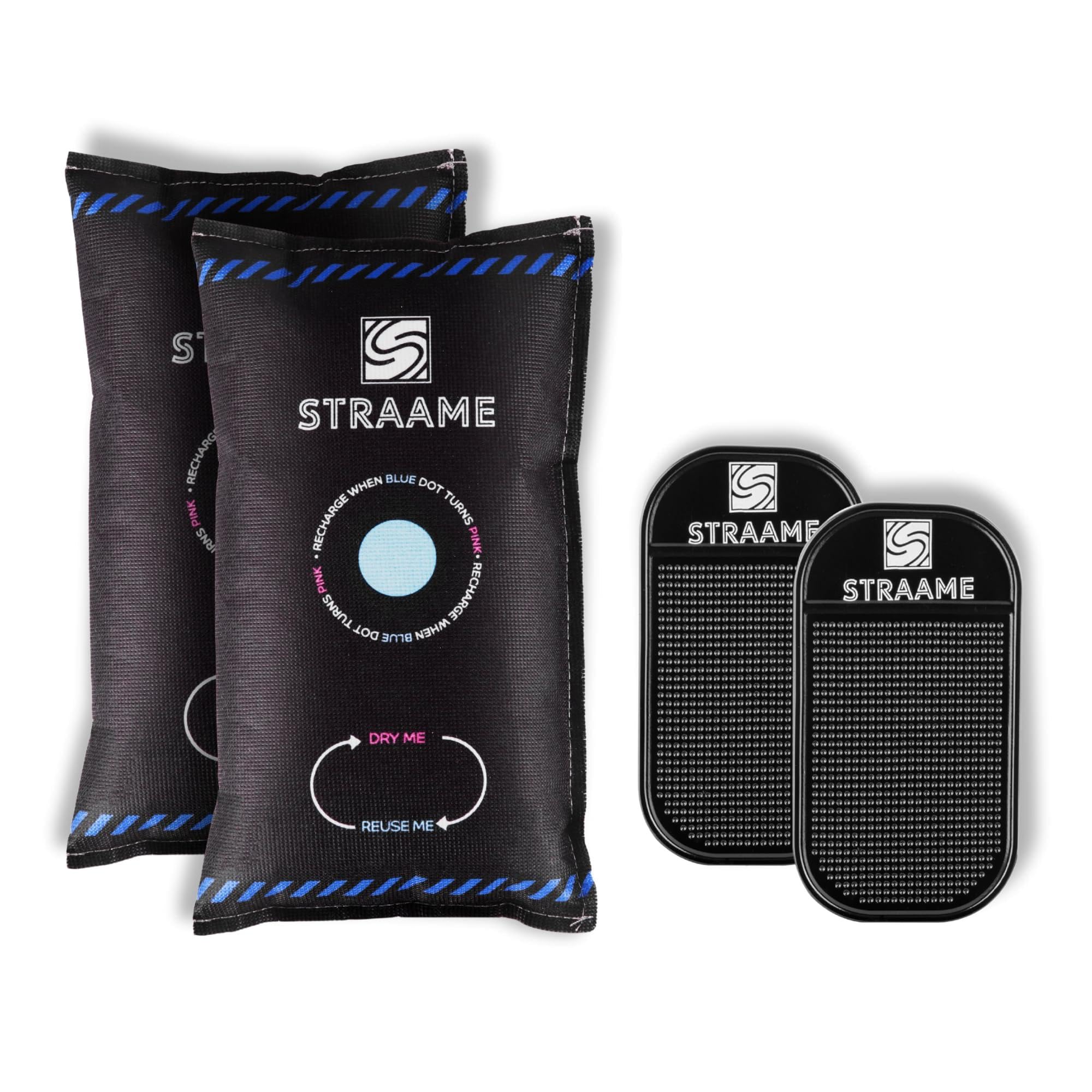 Straame Car Dehumidifier Portable, Removes Moisture, Fog & Odors, Protects Interior, Prevents Window Condensation, Ideal for All Vehicles
