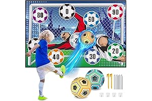Soccer Games and Toys for Kids: Develop Soccer Skills with Indoor/Outdoor Goal Game