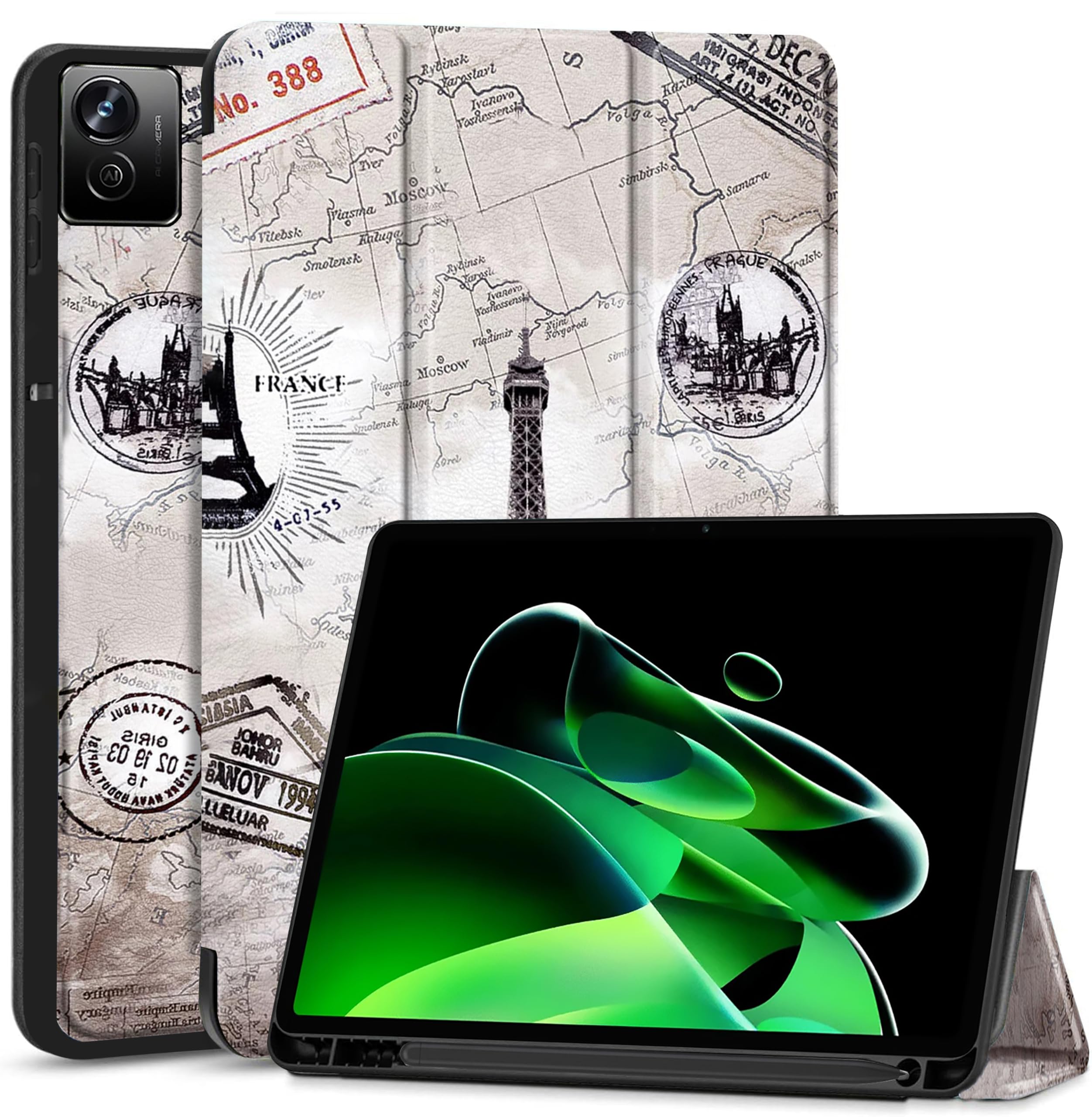 TGK Trifold Smart Flip Cover for Realme Pad X 11 inch Tablet Case with Pencil Holder (Eiffel) (B0DBG1HZDJ) Amazon Price History, Amazon Price Tracker