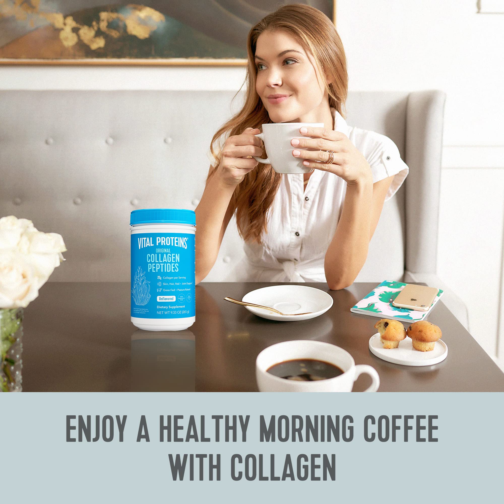 Vital Proteins Collagen Peptides Powder Supplement (Type I, III), for