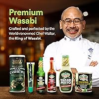 Vista 9 de Wasabi-O Real Wasabi Paste - Authentic Japanese Fresh Wasabi Root - Mild Heat - Squeeze Tube for Sushi, Sauce, Mayo, Seafood - 3 x 1.52 Oz