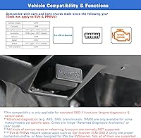 Vista 5 de Veepeak OBDCheck BLE+ Bluetooth OBD II Scanner for iOS & Android, Car Check Engine Code Reader Wireless OBD Diagnostic Scan Tool