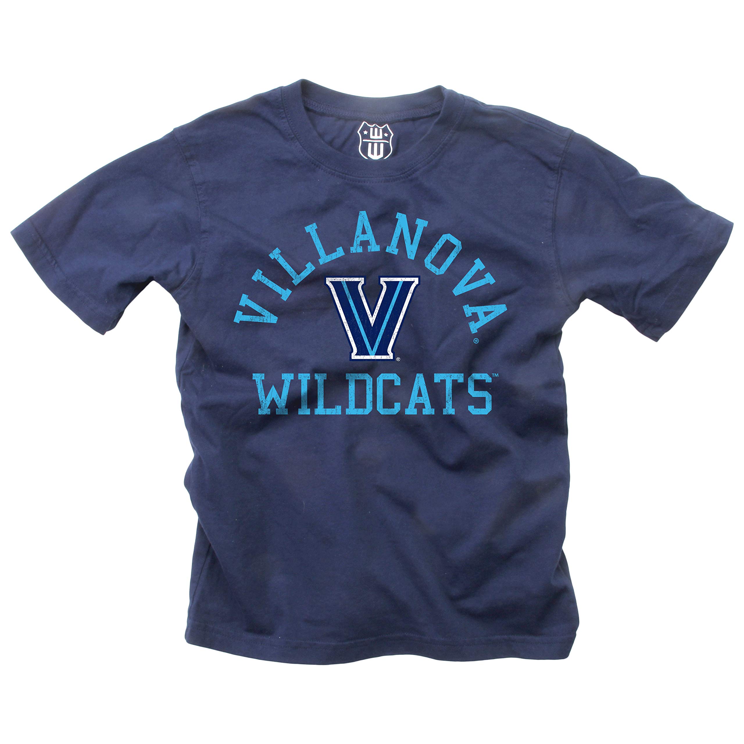 Wes and Willy NCAA Kids S/S Organic Cotton Tee Shirt, North Carolina Tar Heels, L, NC Blue — view 121