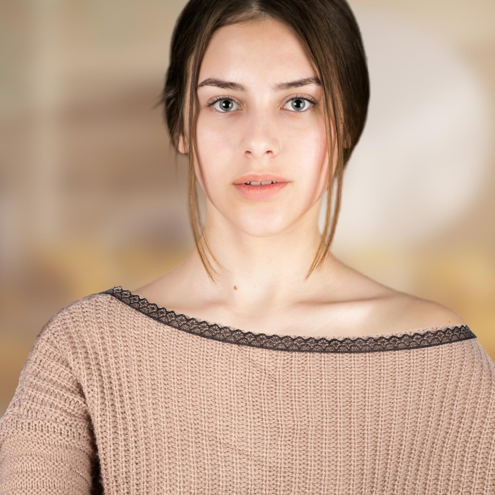 30 Yards Black Lace Ribbon Roll 0.6 Inch Wide Flower Fabric Lace Trim Roll Sewing Crafts Trim Ribbon for Wedding Decoration, Bouquet, and Gift Packaging