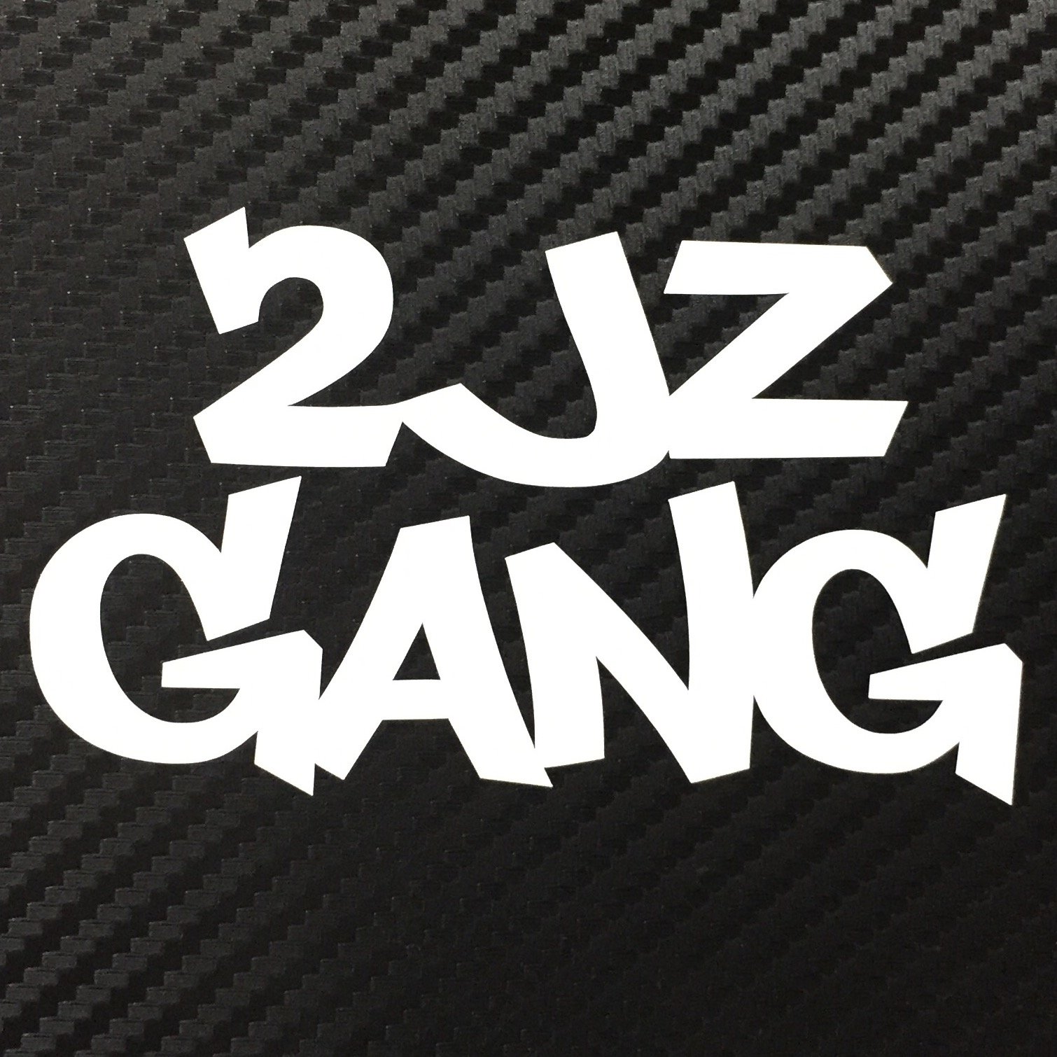 K-Custom2JZ Gang JDM Decal Sticker Custom Die-Cut Vinyl Turbo Lowered Hella Drift Illest Import Dope