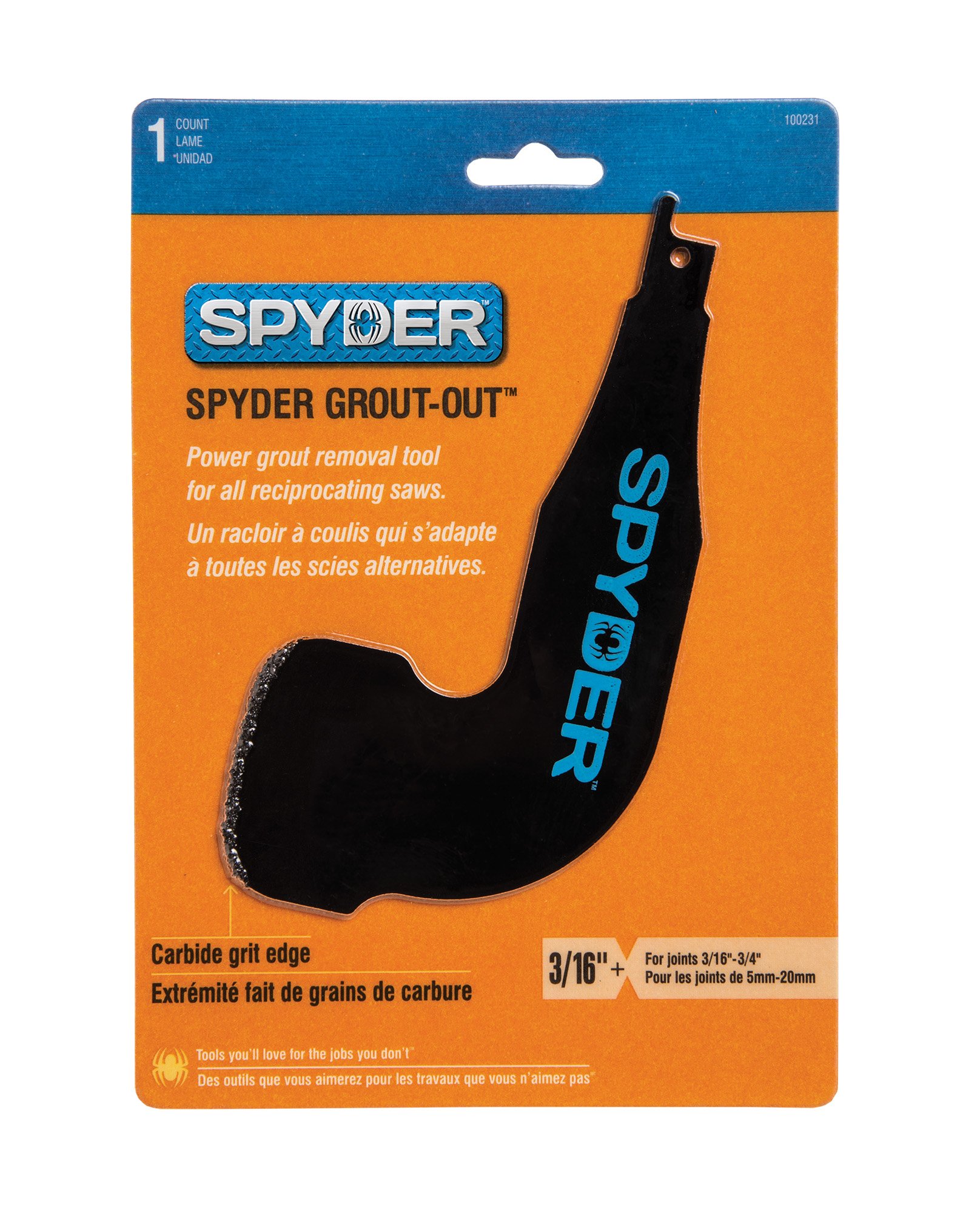 Spyder 100231 3/16-Inch Grout-Out
