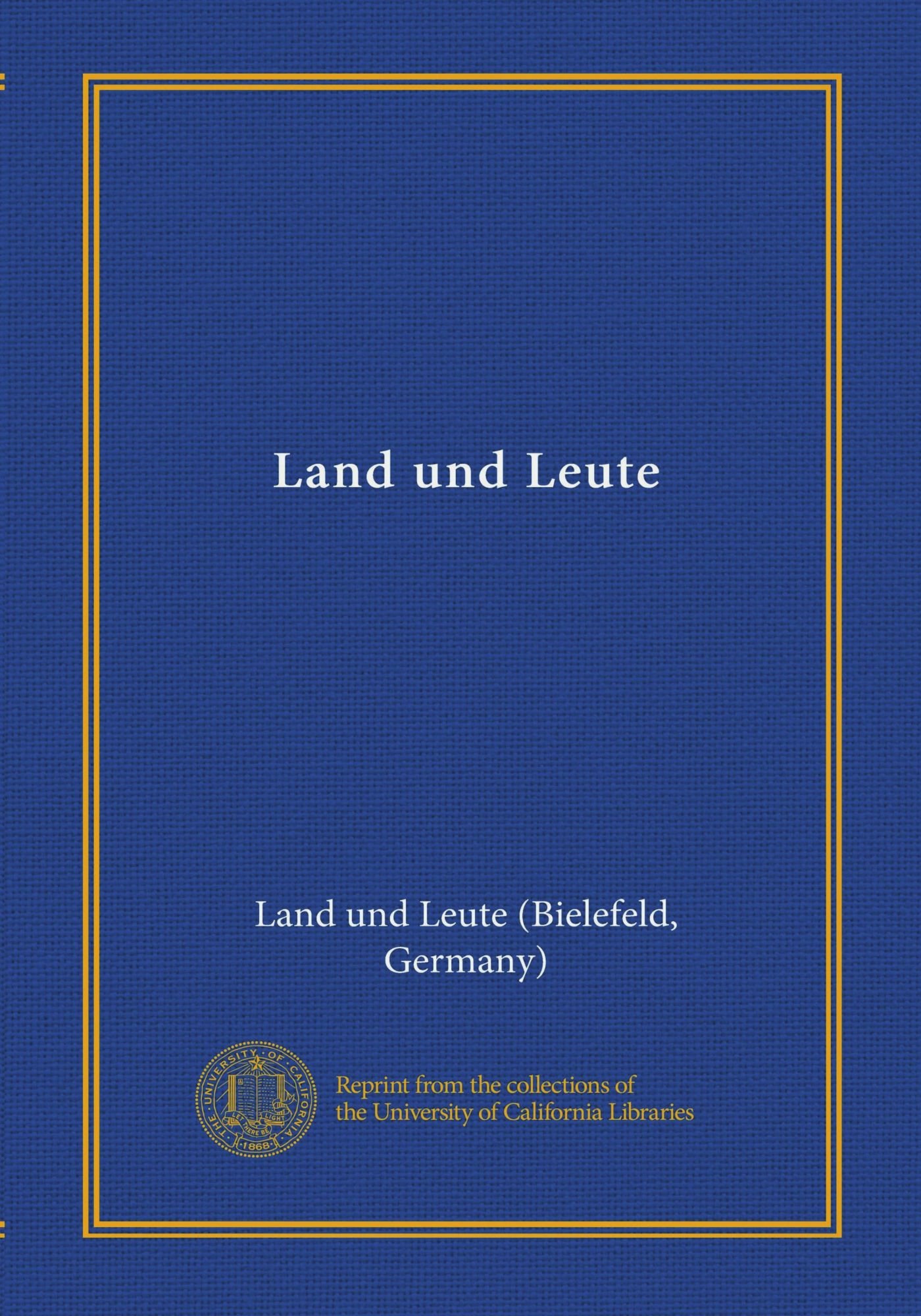 洋書：Ordnung, Land und Leute：Hardcover
