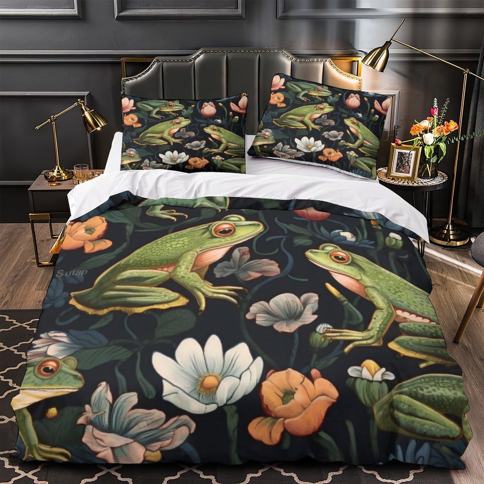 Housse de Couette Requin 3D 220x240cm en Microfibre Parure King