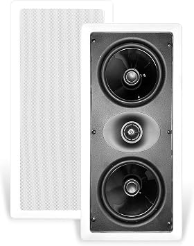 CT Sounds Bio 5.25 LCR Weatherproof in-Wall Surround Sound Speakers Single - Home Stereo, Theater, Kitchen, Outdoor in-Wall Speakers