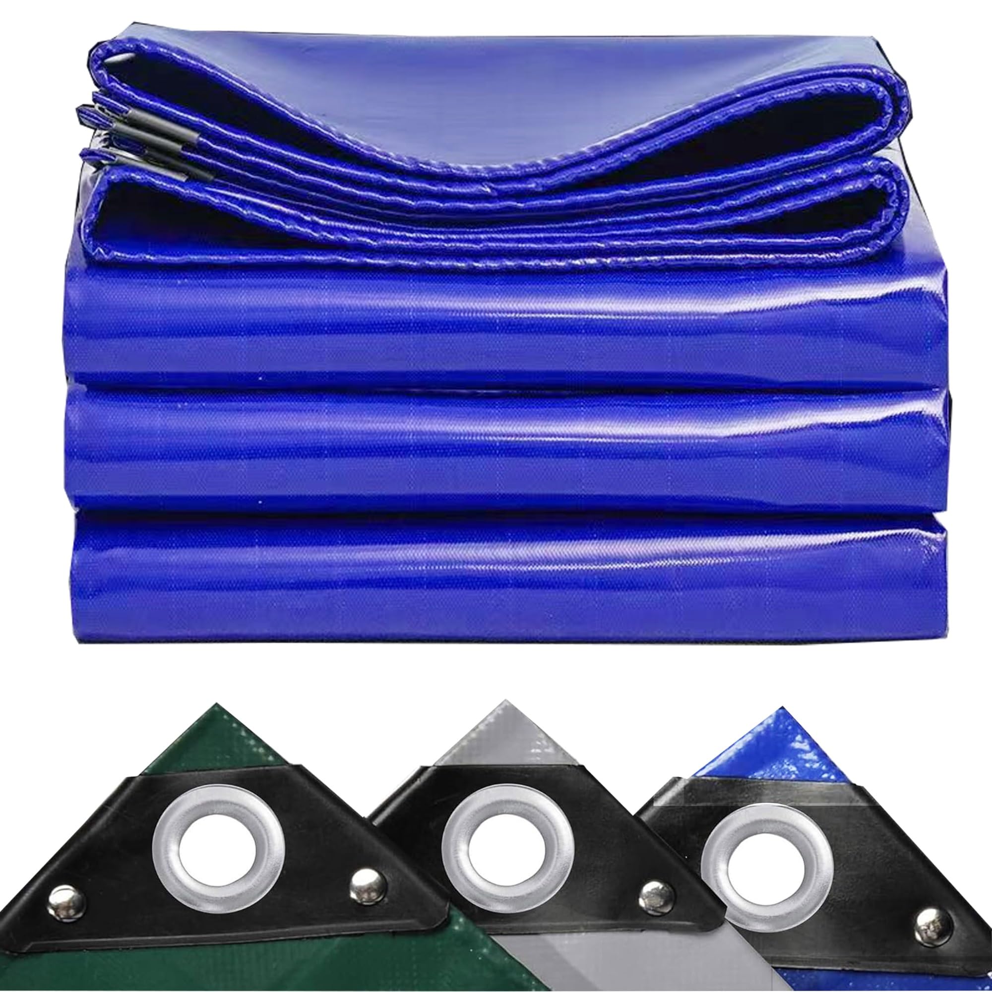 Lona Impermeable con Ojales ideal para muebles de jardín, piscina, coche, barco y camping