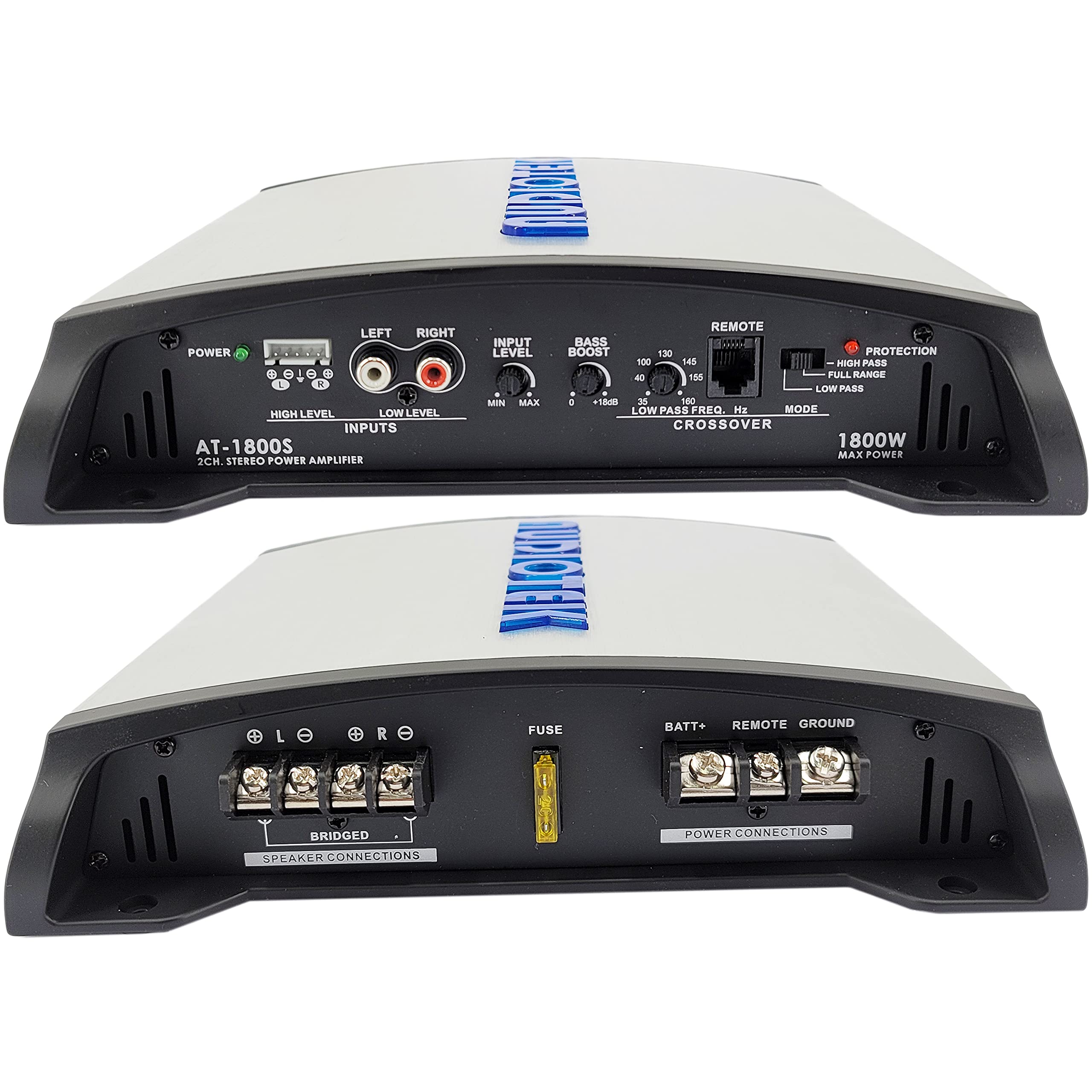 Audiotek AT1800S 2チャンネルステレオカーアンプ　(ジャンク品) Amazon.co.jp: Audiotek AT1800S 2チャンネルステレオカーアンプ
