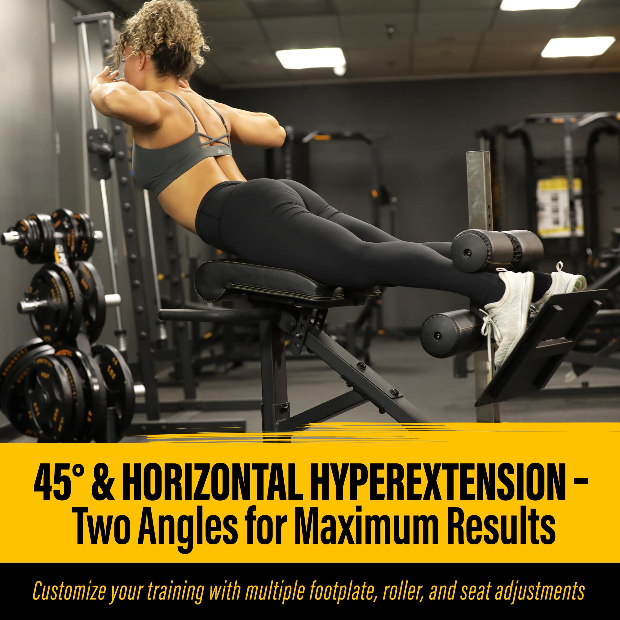 Amazon.com : PowerTec Fitness Dual Hyperextension - Crunch