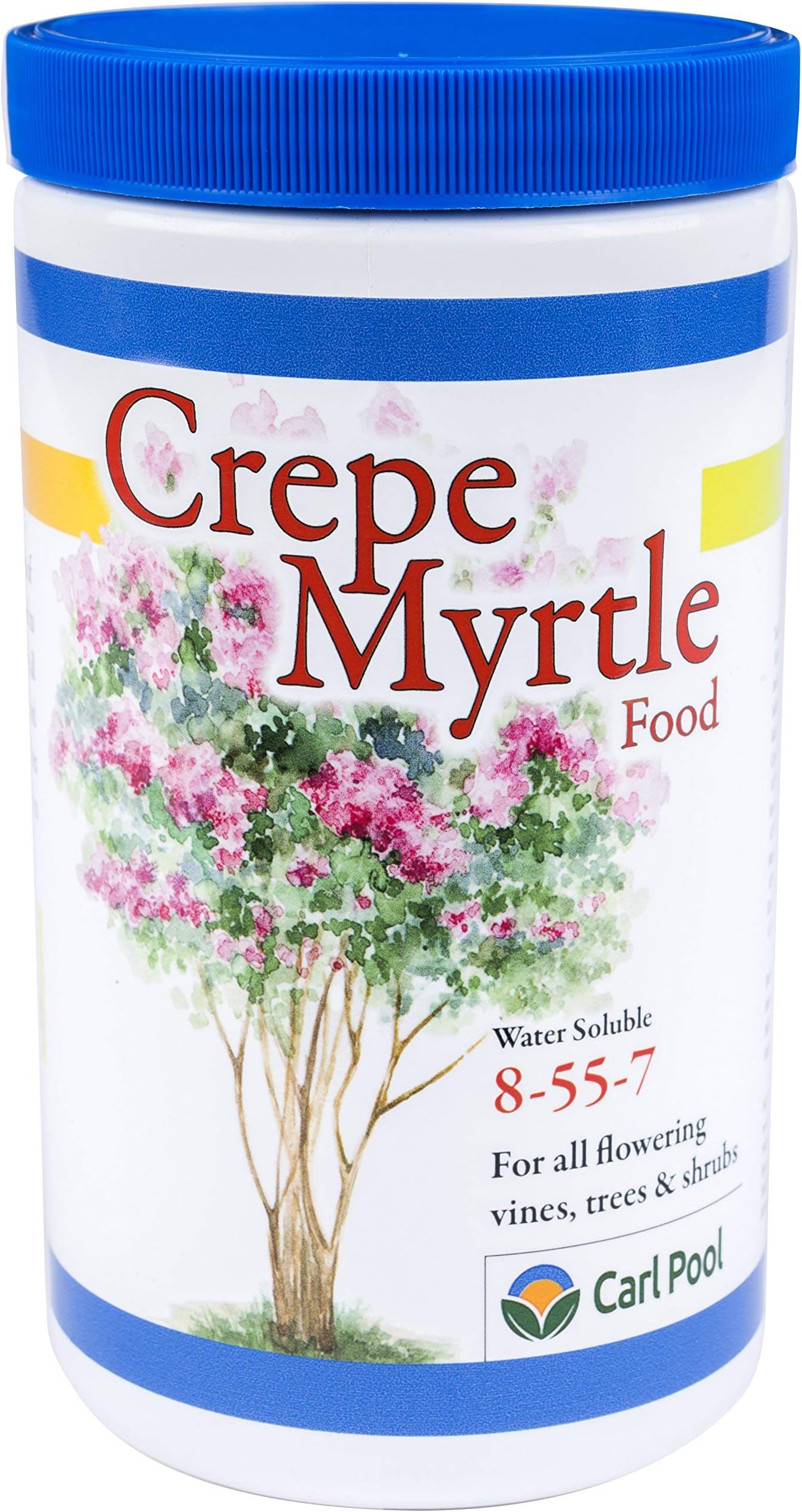 Crepe Myrtle Plant Food -- Water Soluble 24oz 8-55-7 -- Carl Pool Fertilizers