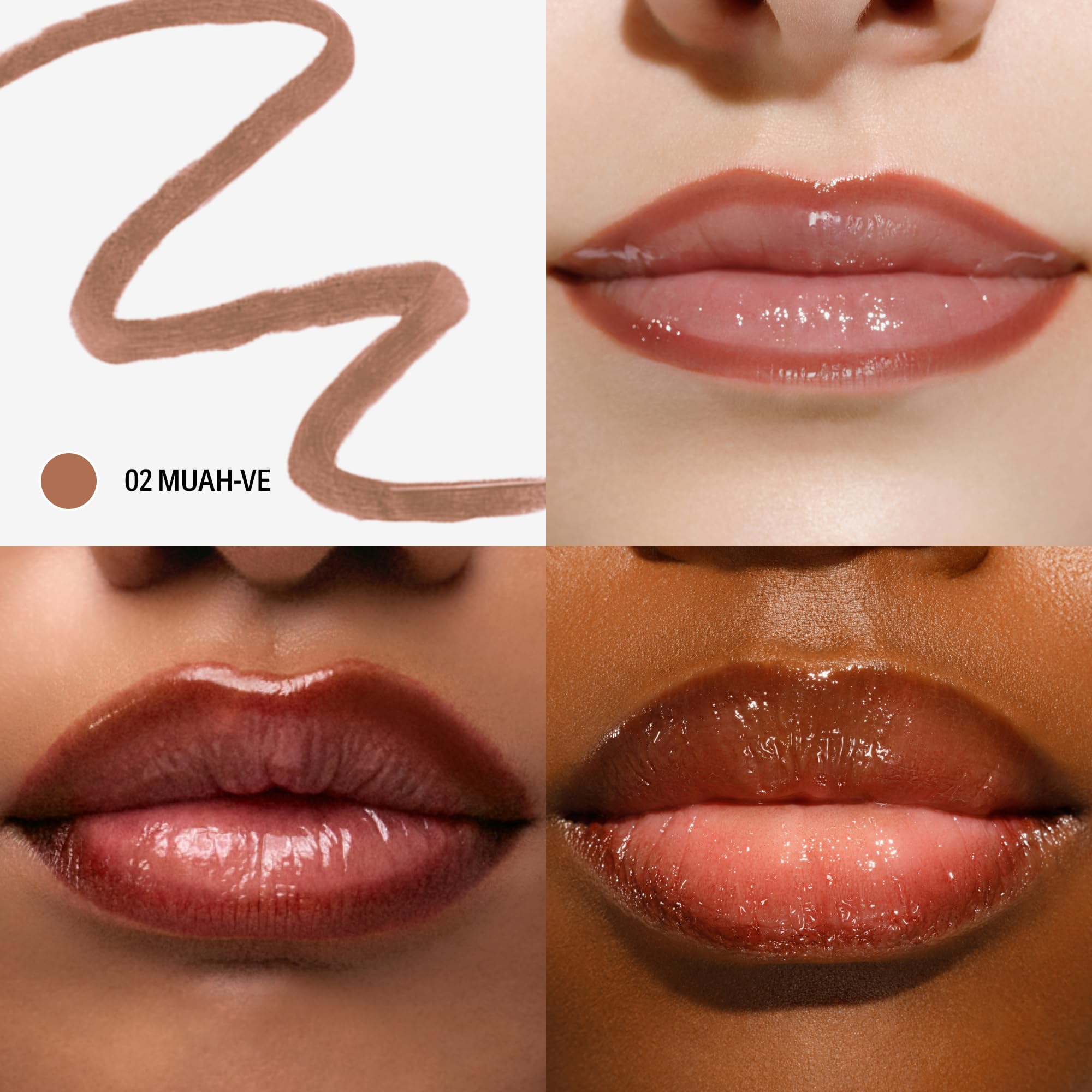 Sacheu Lip Liner STAY-N Peel Off Lip Stain — Long Lasting Waterproof Lip Tint with Hyaluronic Acid & Vitamin E — Transfer Proof Matte Finish, Vegan & Cruelty-Free (p-INKED): MUAH-VE 0.12 Fl Oz (Pack of 1)