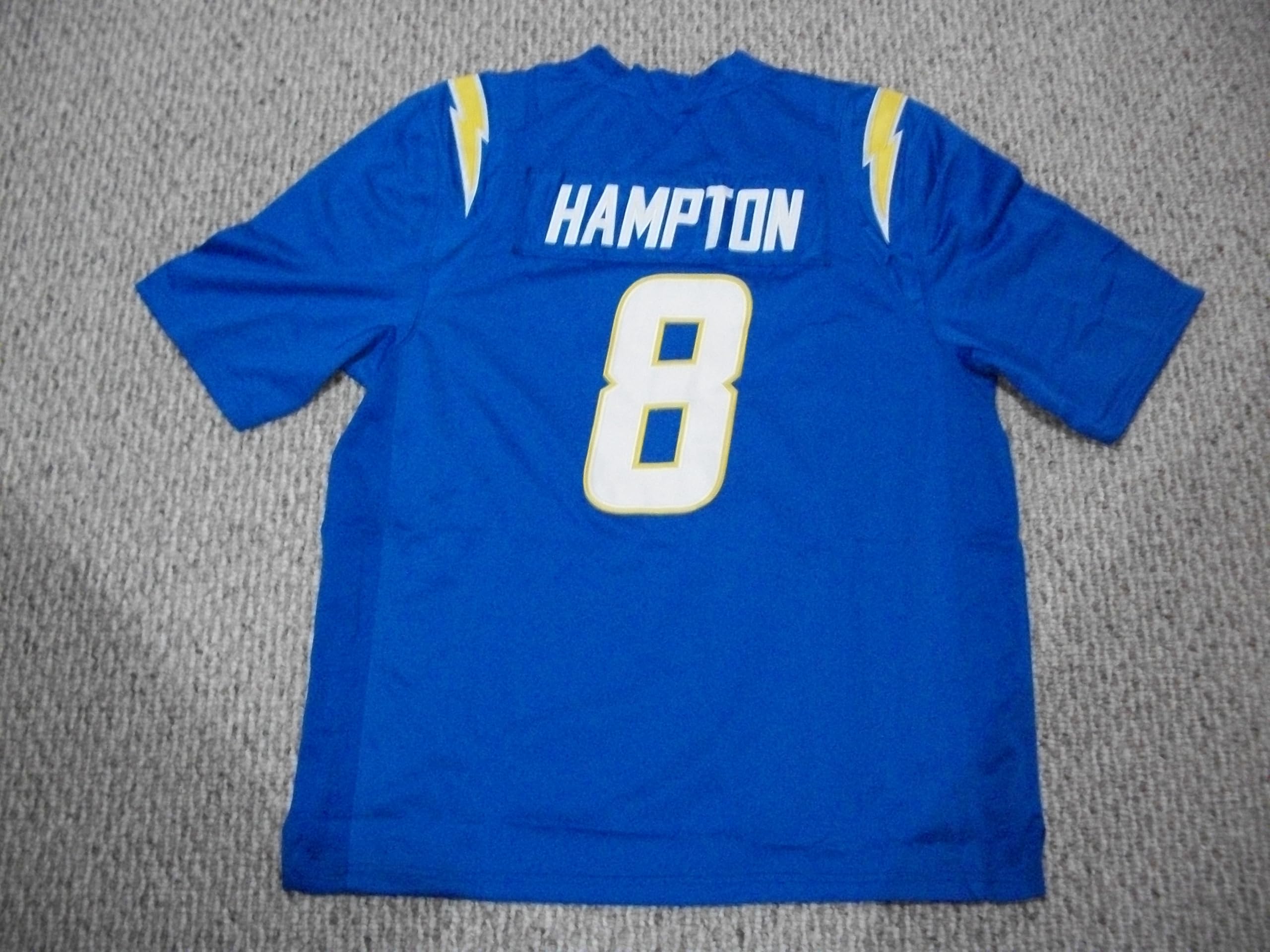 Amazon.com: Omarion Hampton Jersey #8 Los Angeles Custom Stitched