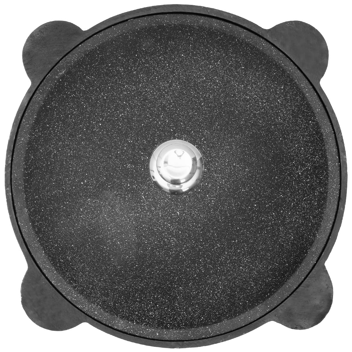 Kazan Topf aus Gusseisen mit Deckel, für Utschak geeignet, Outdoorküche Gulasch Kanone Kasan (8 Liter - runder Boden)