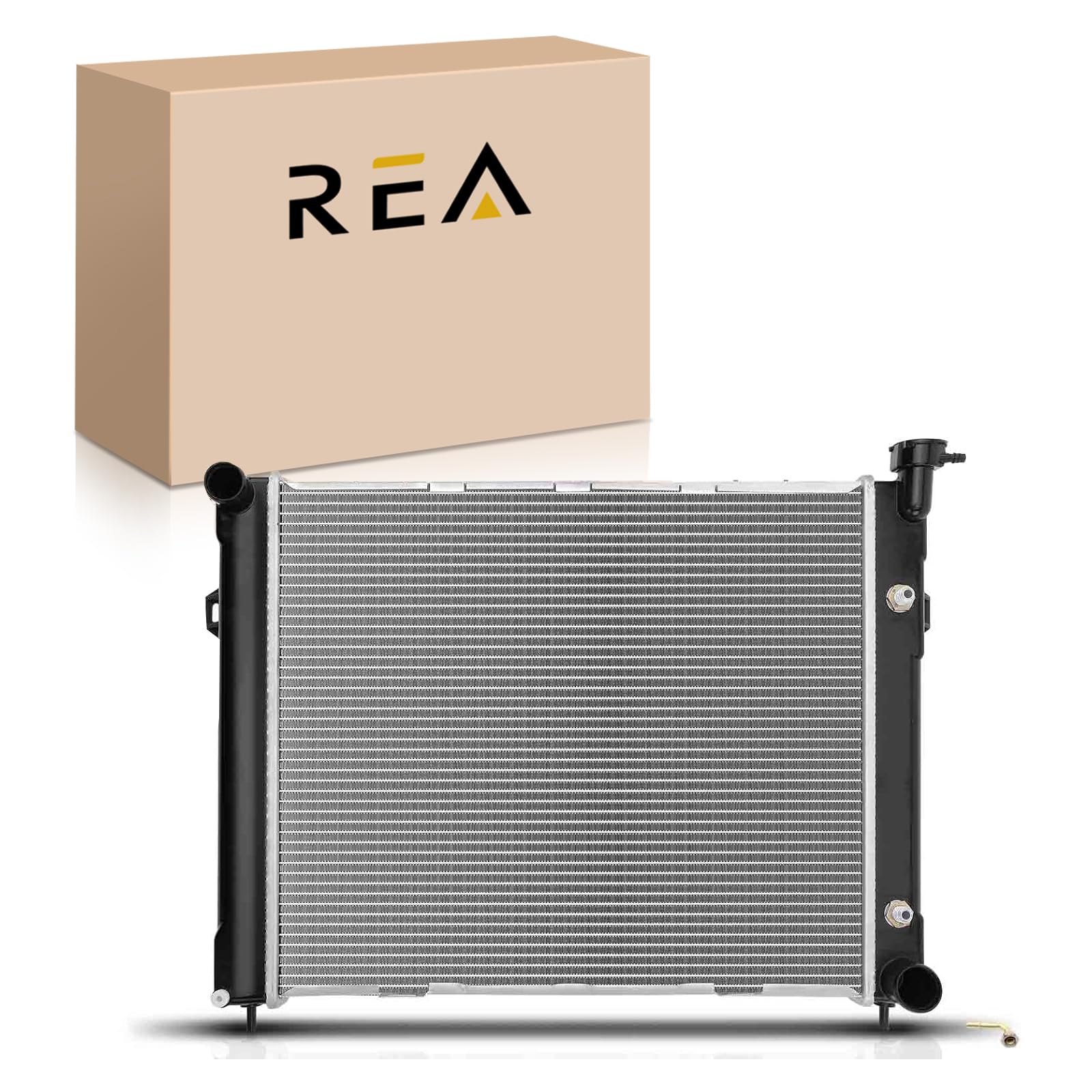 Engine Coolant Radiator with Transmission Oil Cooler Compatible with Jeep Grand Cherokee 5.2L 1993-1997，Jeep Grand Wagoneer 5.2L 1993 Replace# 52028378, 52028397