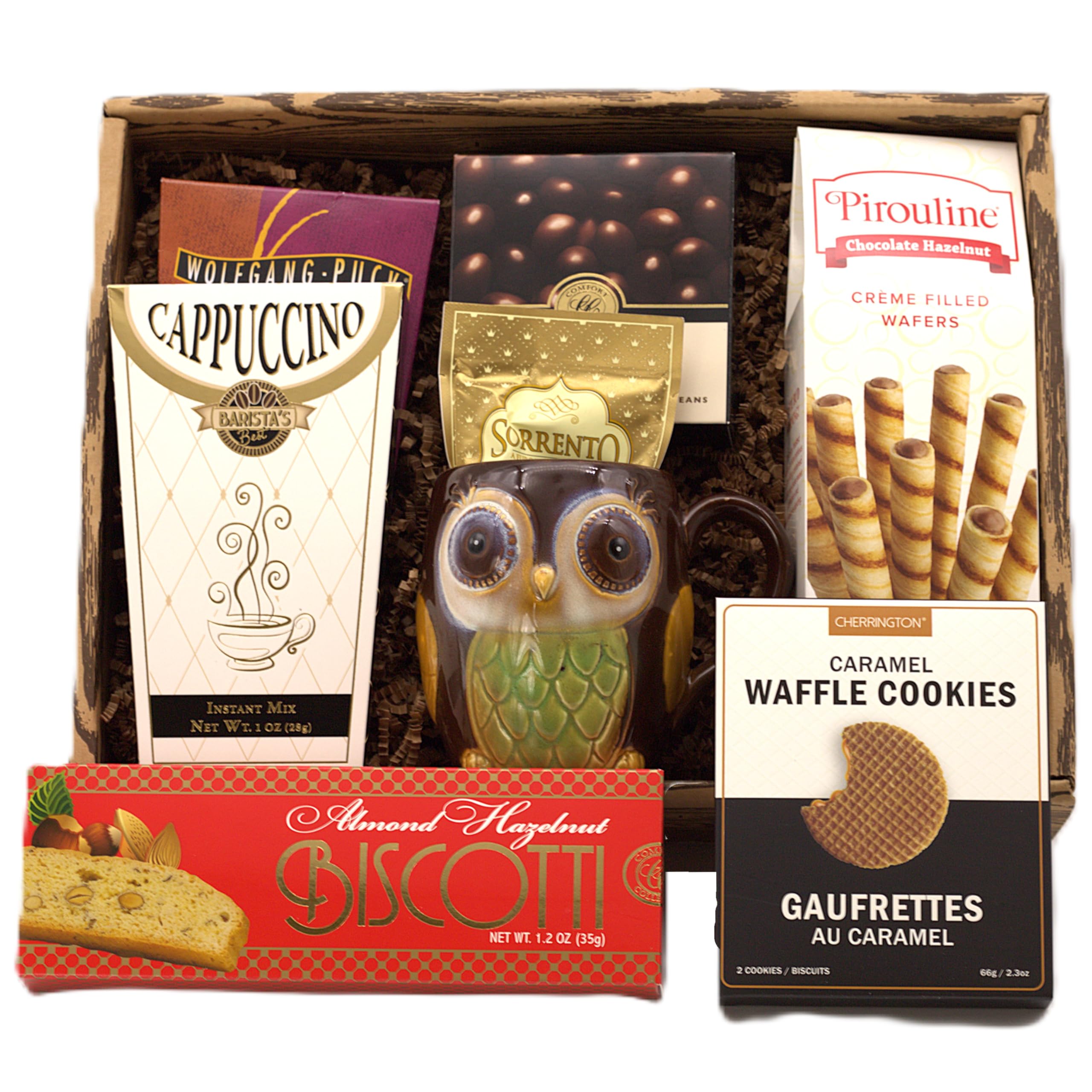 Gift Basket Village - Morning Brew Coffee Lover’s Basket, Featuring Assorted Coffees, Mug & Gourmet Treats, Ideal for Any Occasion