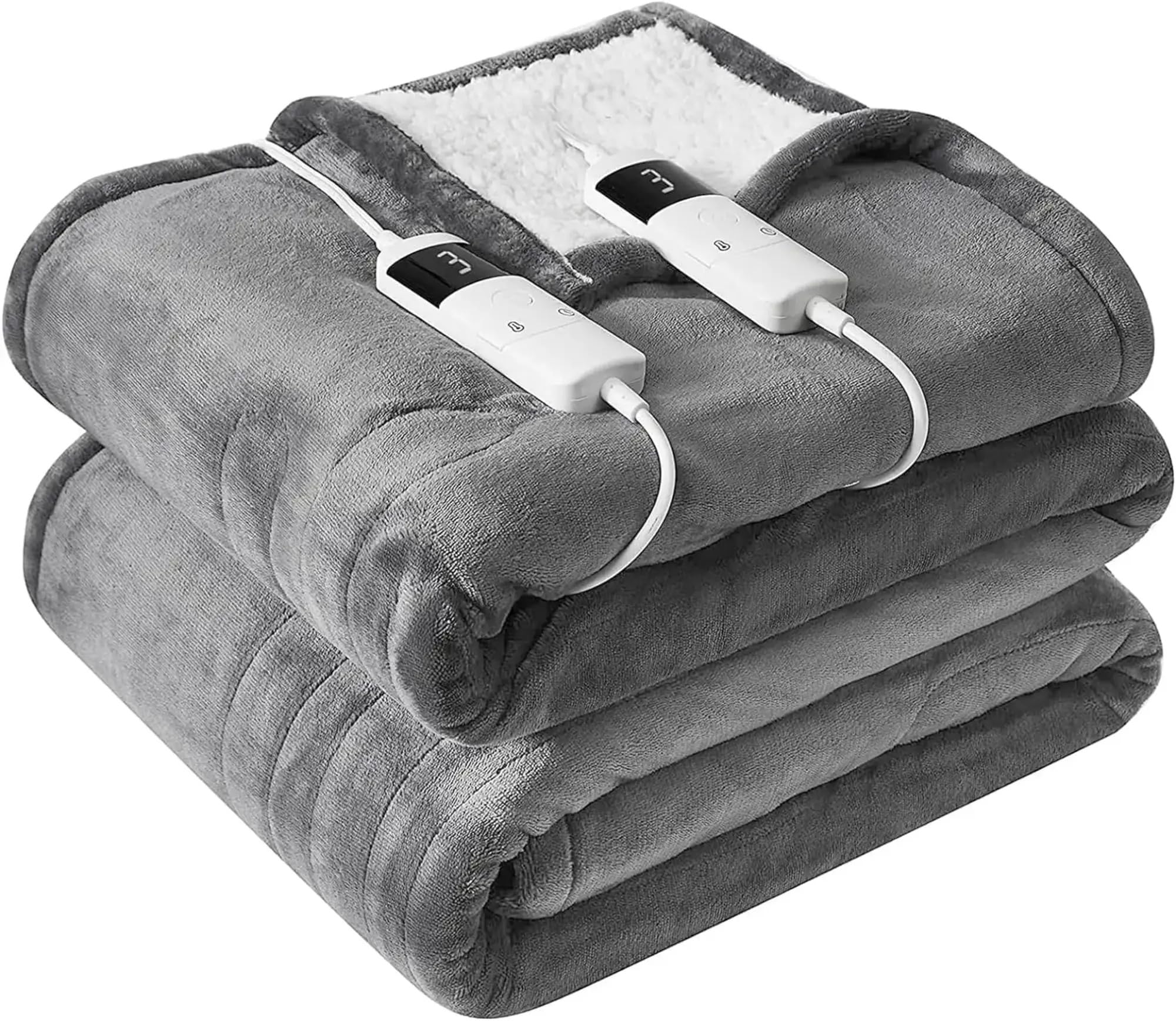 K-Jones Luxury Heated Blanket – King Size (90” x 102”) | Ultra Soft, Fast Heating & 6 Heat Settings