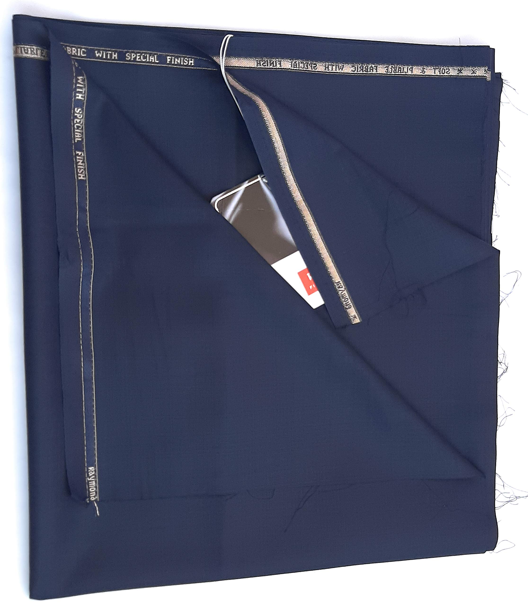 raymond Fabric Trouser for Mens Unstiched Dark Blue Checkered La Sensation 1.30 Meter-picture-51