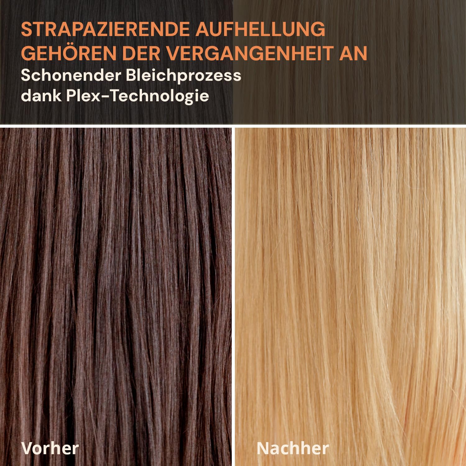 FemMas Bleaching Powder White 500 g I Strong & Dust-Free I Bleaching Powder with Plex Technology & Argan Oil I Easy to Use & Even Bleaching I Hair Bleach for Brightening up to 9 Shades - Image 4