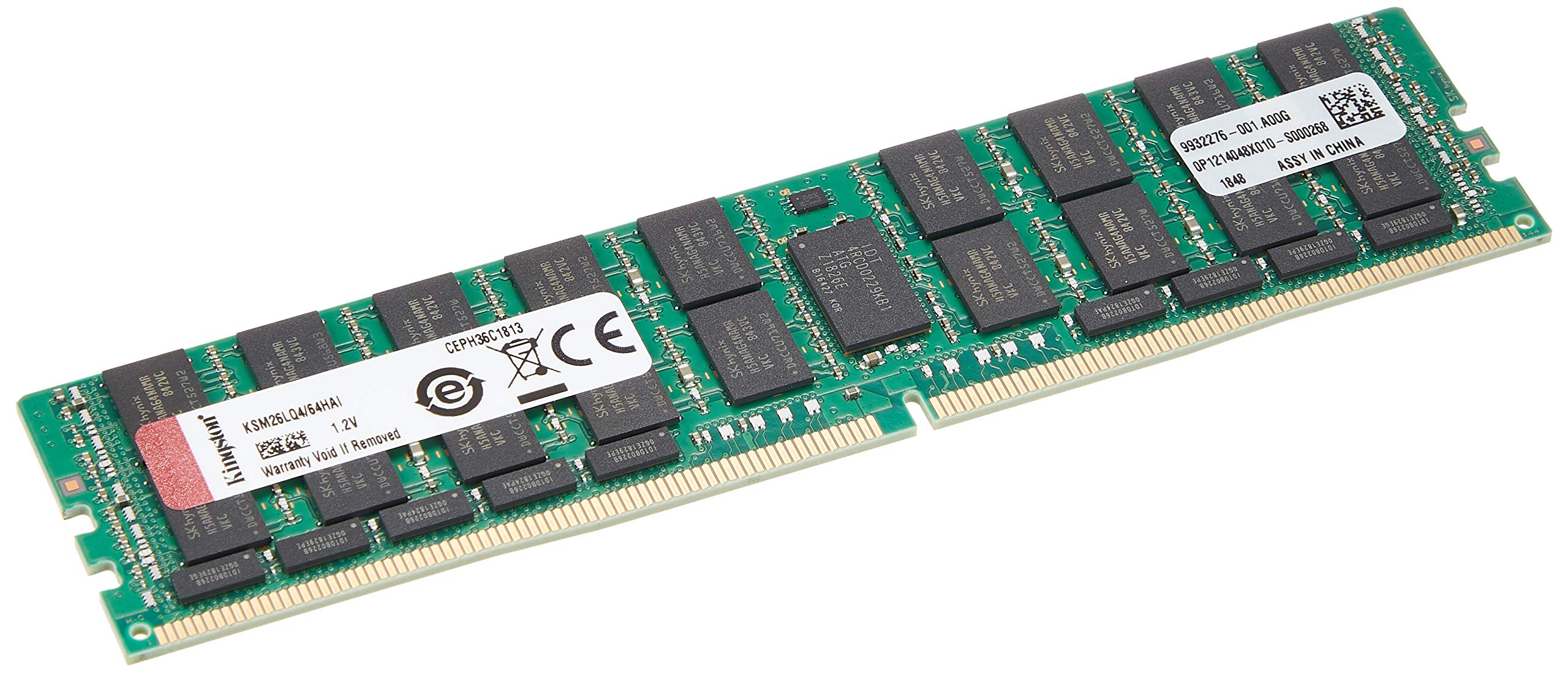 Kingston 64GB 2666MHz DDR4 ECC CL19 Lrdimm 4Rx4 Hynix A IDT