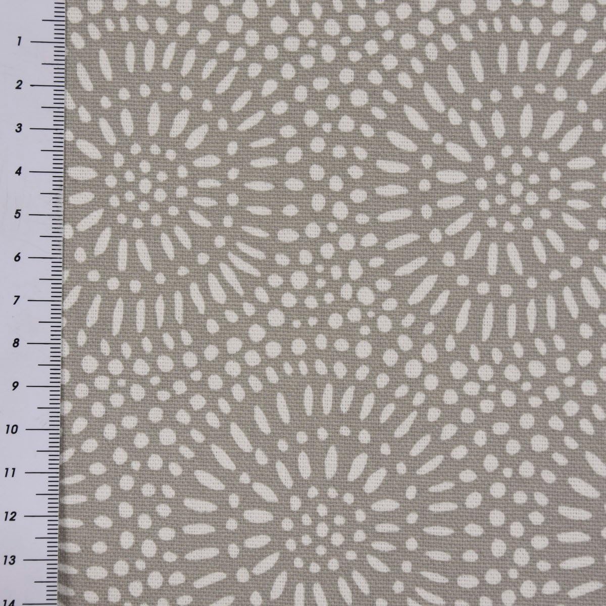 SCHÖNER LEBEN. Paraspifferi Whirl Pebble Mandala Cerchi Grigio Bianco Lana Diverse Misure Seleziona:90cm Lunghezza