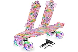 BELEEV Skateboard Pink Cruiser: Perfect Ride for Kids and Adults