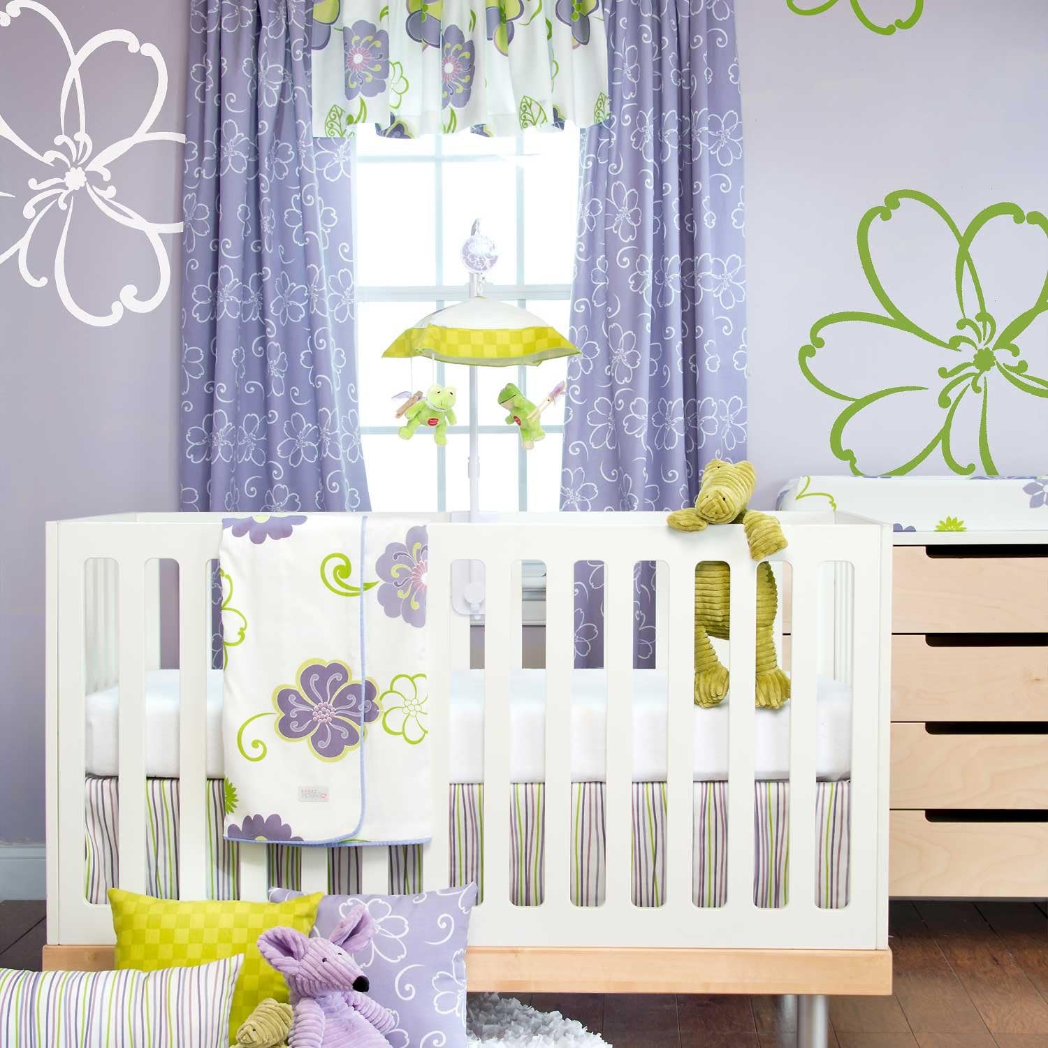 LuLu 3 Piece Baby Crib Bedding Set Plus FREE Sheet Saver by Sweet Potato